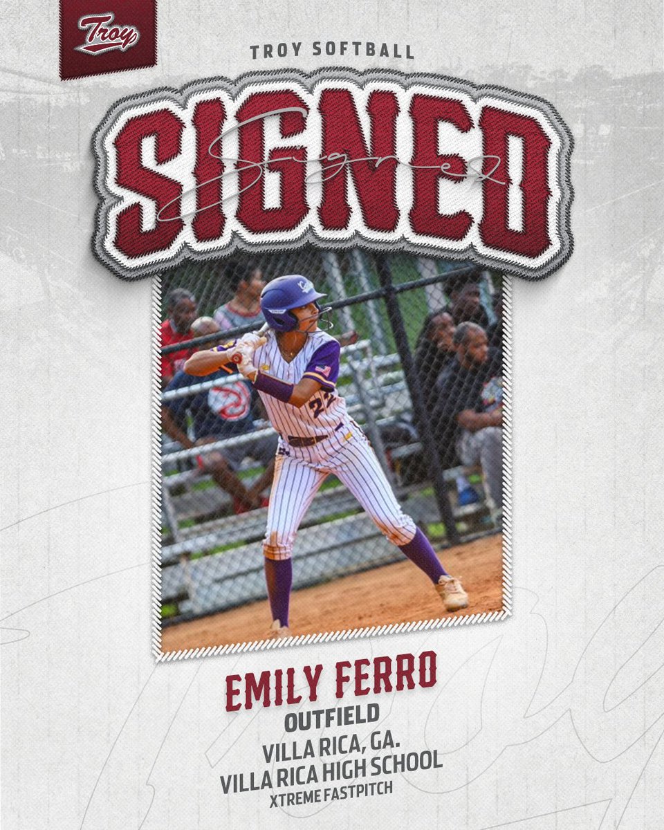 TroyTrojansSB's tweet photo. 🚨 NEW NEW NEW 🚨

Welcome to the Trojan family, Emily!

#EmbraceOpportunity | #OneTROY ⚔️🥎 https://t.co/WjZoS48rKb
