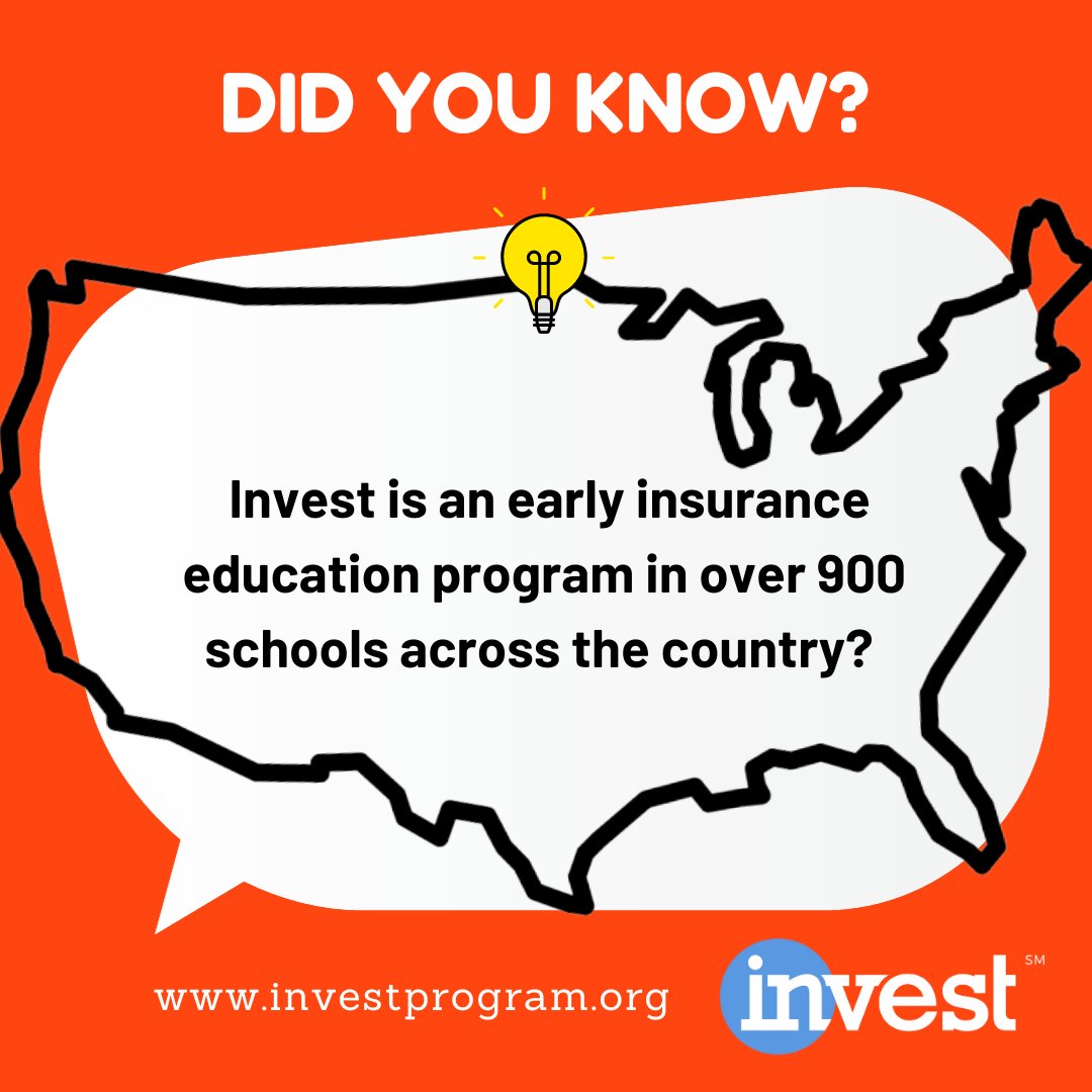 Find out where current and prior Invest programs are here. #InsuringOurFuture #InvestVolunteers #IndependentAgent Find Invest Near You (hubs.la/Q028b10d0)