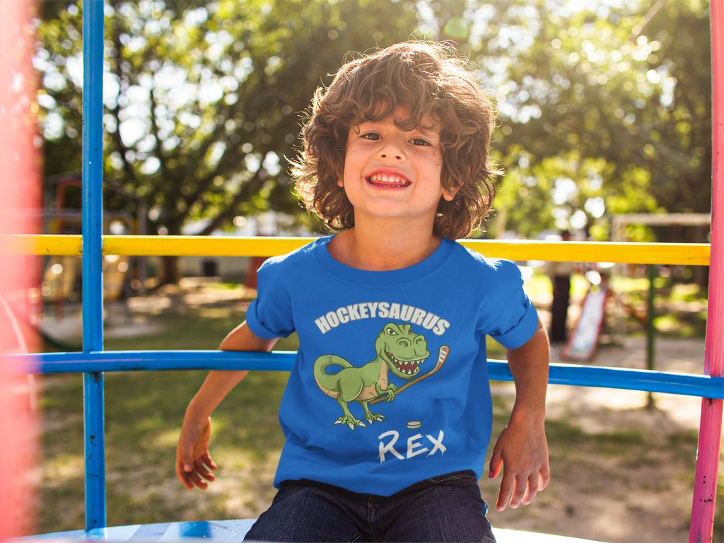 🦖 Hockeysaurus Rex - The Coolest Dinosaur on Ice! 🏒

#Hockey #Dinosaurhockey #KidsTShirts #Hockeylover #Sport #Kidsgift #Dinosaurgift