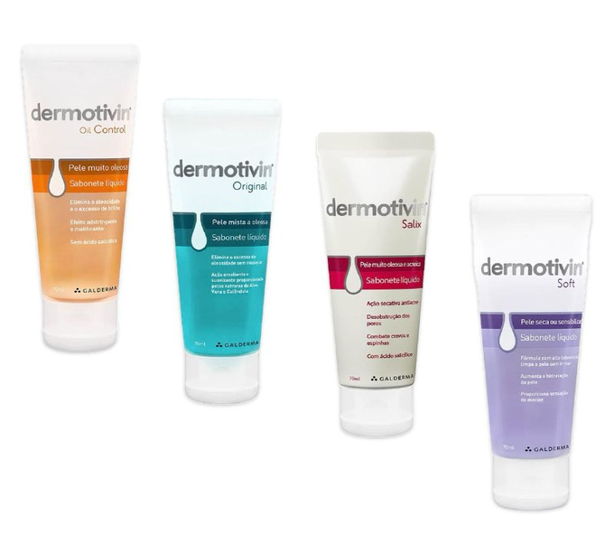 Sabonete Líquido Dermotivin 70ml