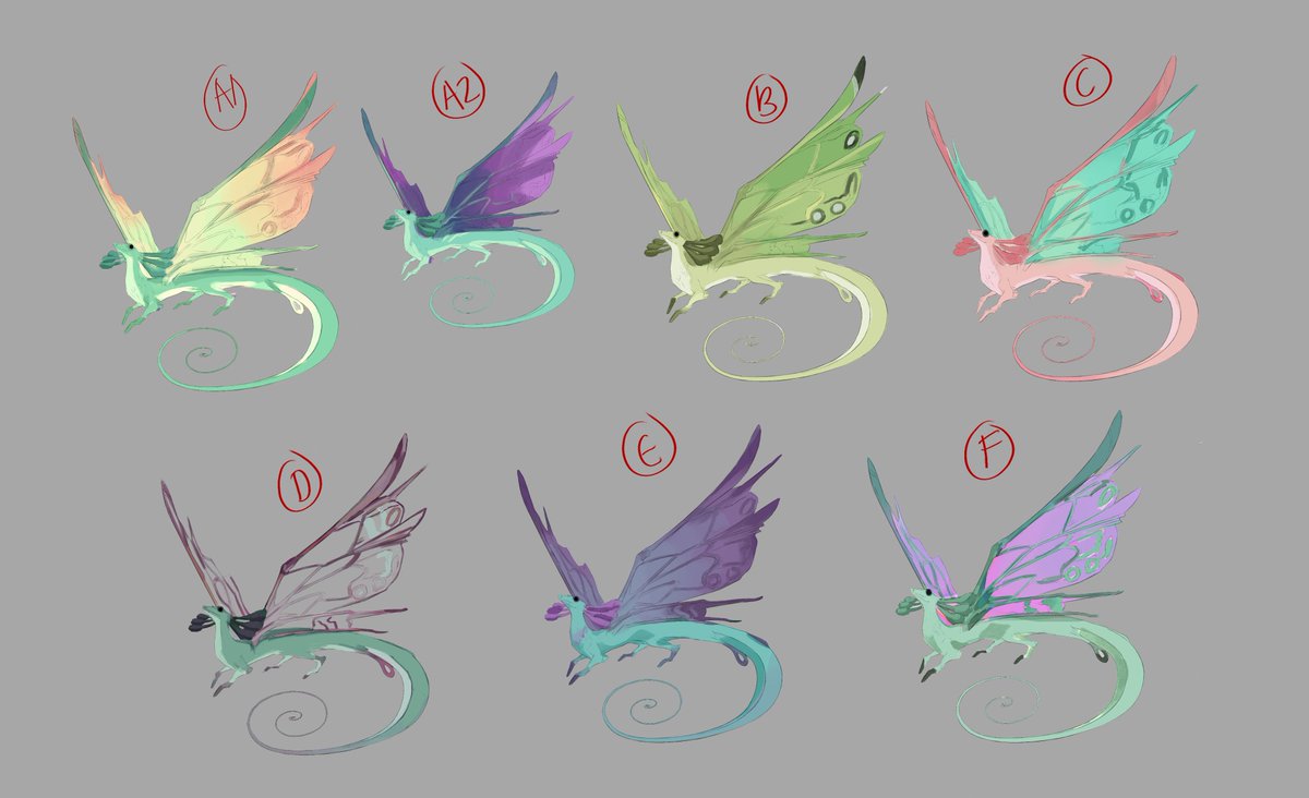 「Portia and her color comps!」|Emily Pearsonのイラスト