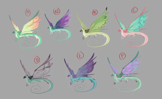 Portia and her color comps!