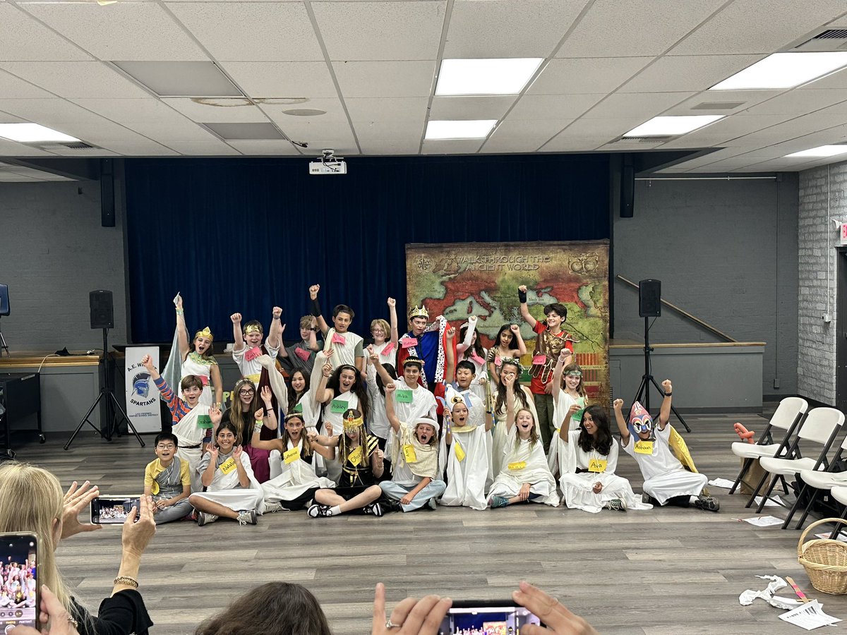 AEWrightMS's tweet photo. Ms. Rinaldi and Ms. Holman's 6th grade GATE classes participated in Walk Through the Ancient World over the last two days. Incredible job Spartans! #aewms #lvusd #gospartans https://t.co/KR9q6f4ECa