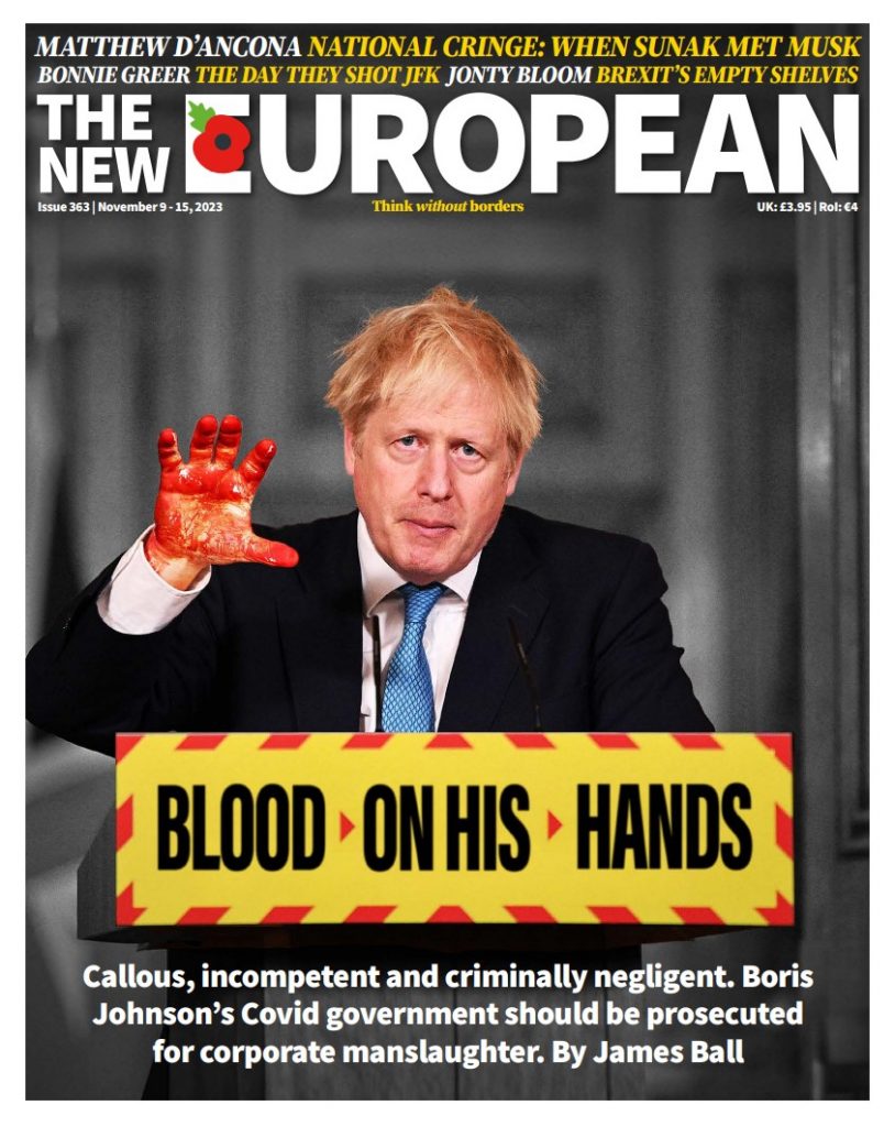 The @TheNewEuropean have nailed it with this front cover.