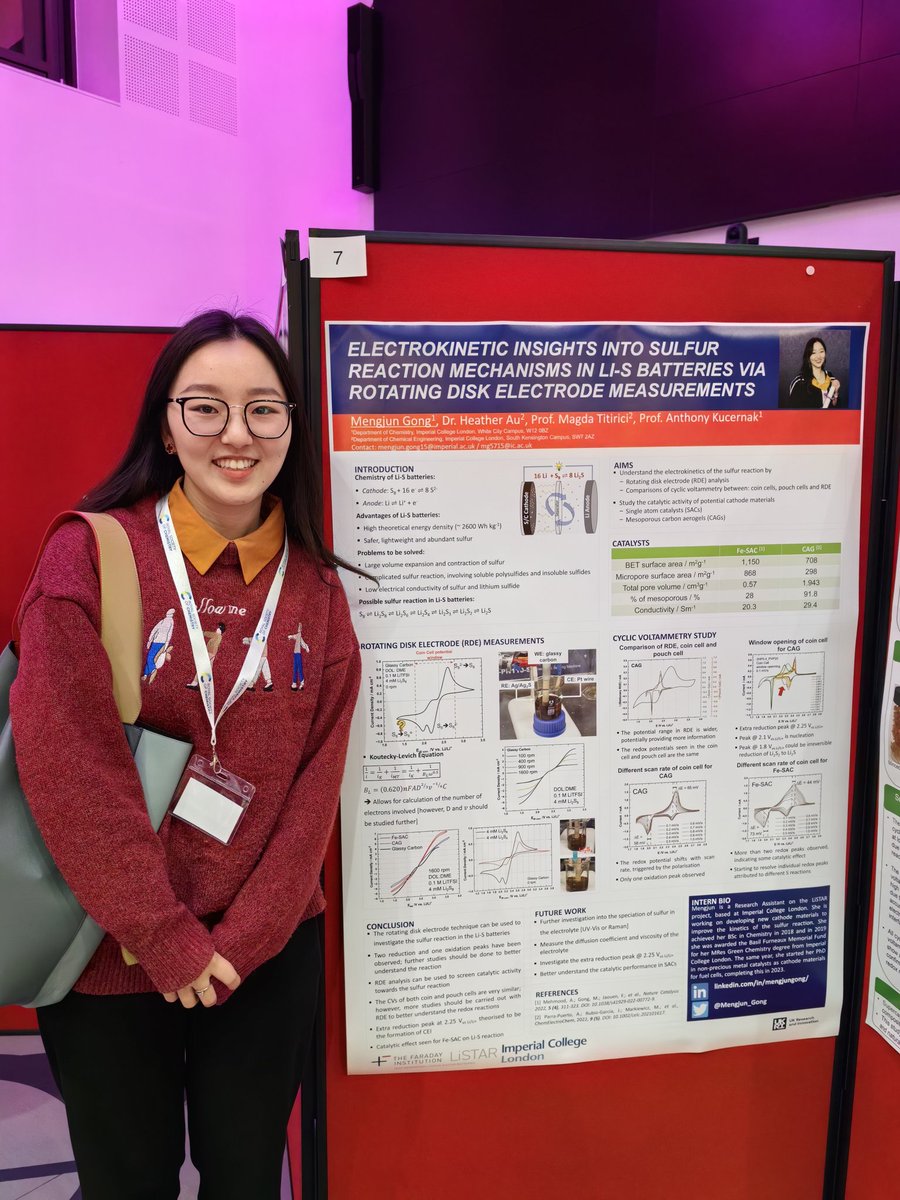 Mengjun Gong (@mengjun_gong) on Twitter photo Presenting my first battery poster in the 1st Annual Symposium for Advanced Battery Materials <a href="/RSCEnergySector/">RSC Energy Sector</a>. It is a really nice experience and I really enjoyed discussions with battery researchers! Many thanks <a href="/AKelectrochem/">AKelectrochem</a> <a href="/titiricigroup/">Magda Titirici</a> and <a href="/ListarFi/">LiSTAR</a> for the support. Presenting my first battery poster in the 1st Annual Symposium for Advanced Battery Materials <a href="/RSCEnergySector/">RSC Energy Sector</a>. It is a really nice experience and I really enjoyed discussions with battery researchers! Many thanks <a href="/AKelectrochem/">AKelectrochem</a> <a href="/titiricigroup/">Magda Titirici</a> and <a href="/ListarFi/">LiSTAR</a> for the support.