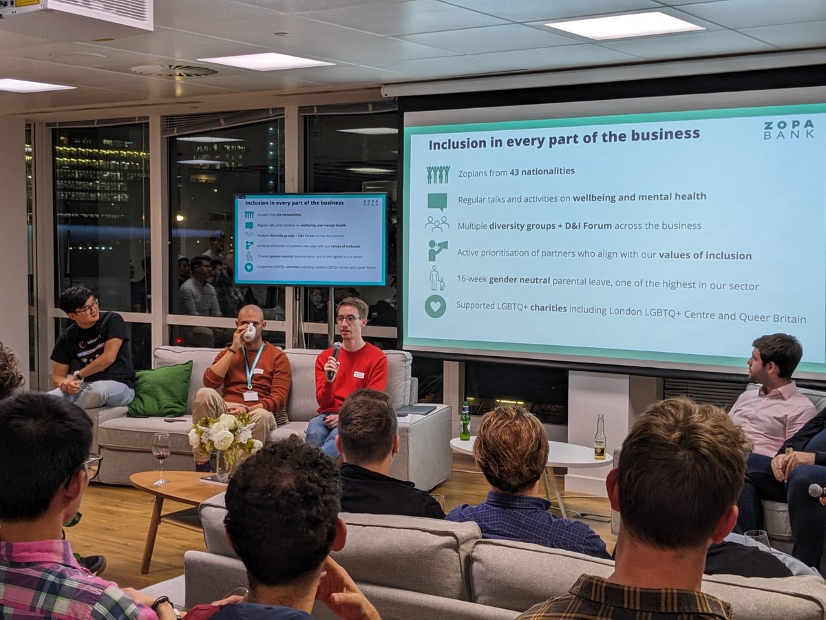 Tonight we’re joining @Zopa for an evening of inclusion, tech and insights into building a stronger financial resilience for our members! 🤩