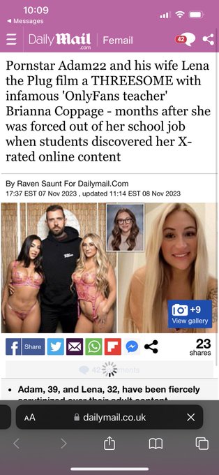 1 pic. Remember the teacher who got fired from her job because of her Only Fans? Well we welcomed her