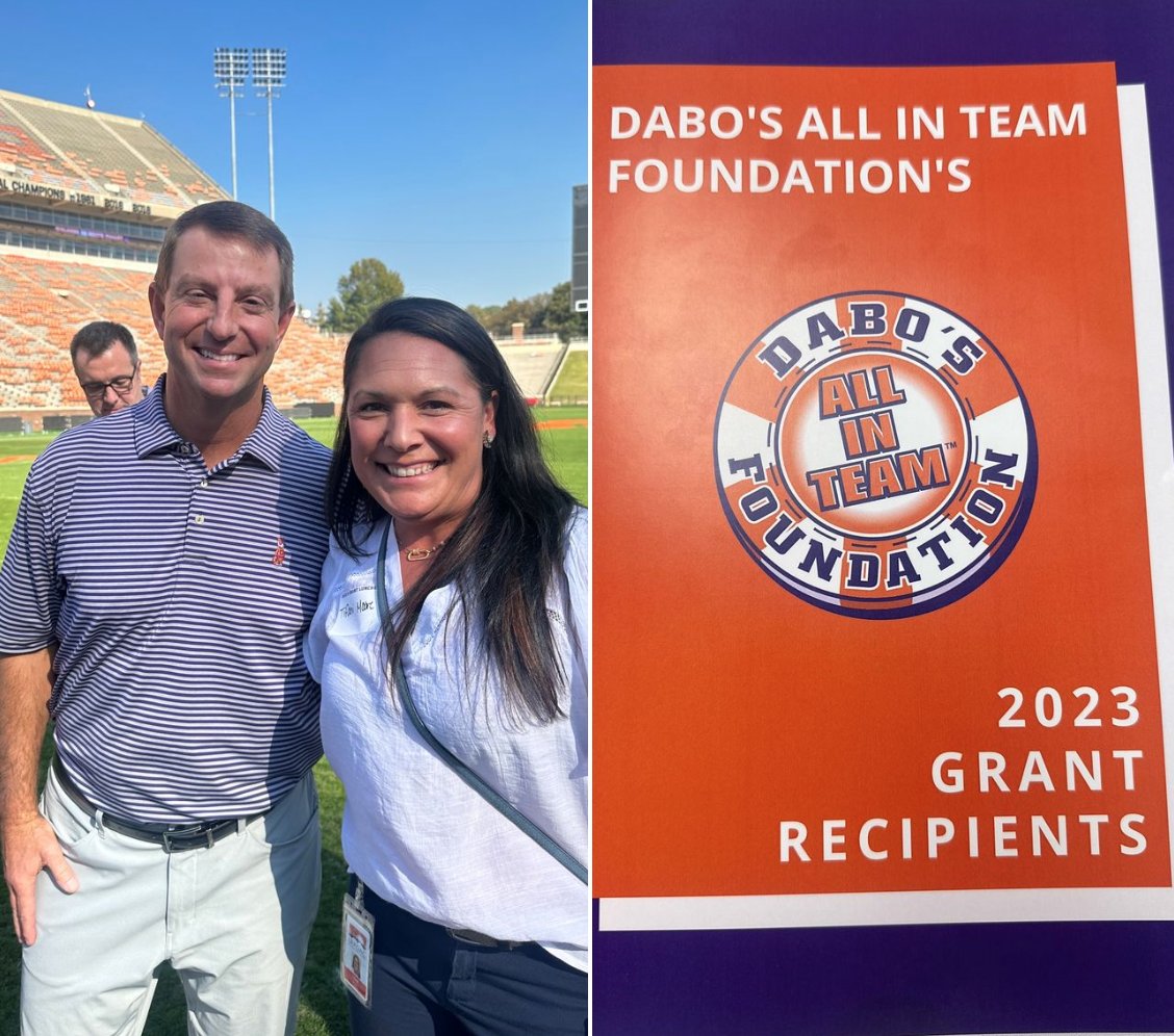 Today, the LRADAC Foundation was one of 277 community organizations to receive a grant from Dabo's All In Team Foundation. Since 2012, more than $7.3 million has been awarded through the grant program to help raise awareness of critical education and health issues in our state!