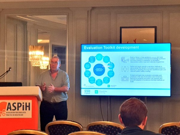 NHSE_TEL's tweet image. It’s been fantastic to meet so many people at #ASPiH2023 and share our work on sustainability and simulation, the national Simulation Faculty project and Immersive Technologies Evaluation Toolkit.

▶️ orlo.uk/BWGF4

▶️ orlo.uk/9tm8X

#LongTermWorkforcePlan