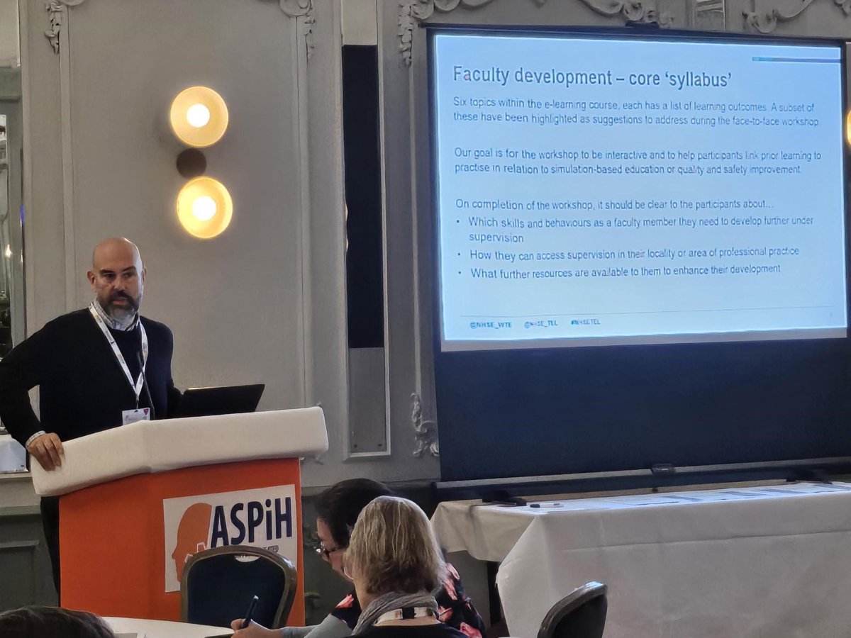 NHSE_TEL's tweet image. It’s been fantastic to meet so many people at #ASPiH2023 and share our work on sustainability and simulation, the national Simulation Faculty project and Immersive Technologies Evaluation Toolkit.

▶️ orlo.uk/BWGF4

▶️ orlo.uk/9tm8X

#LongTermWorkforcePlan