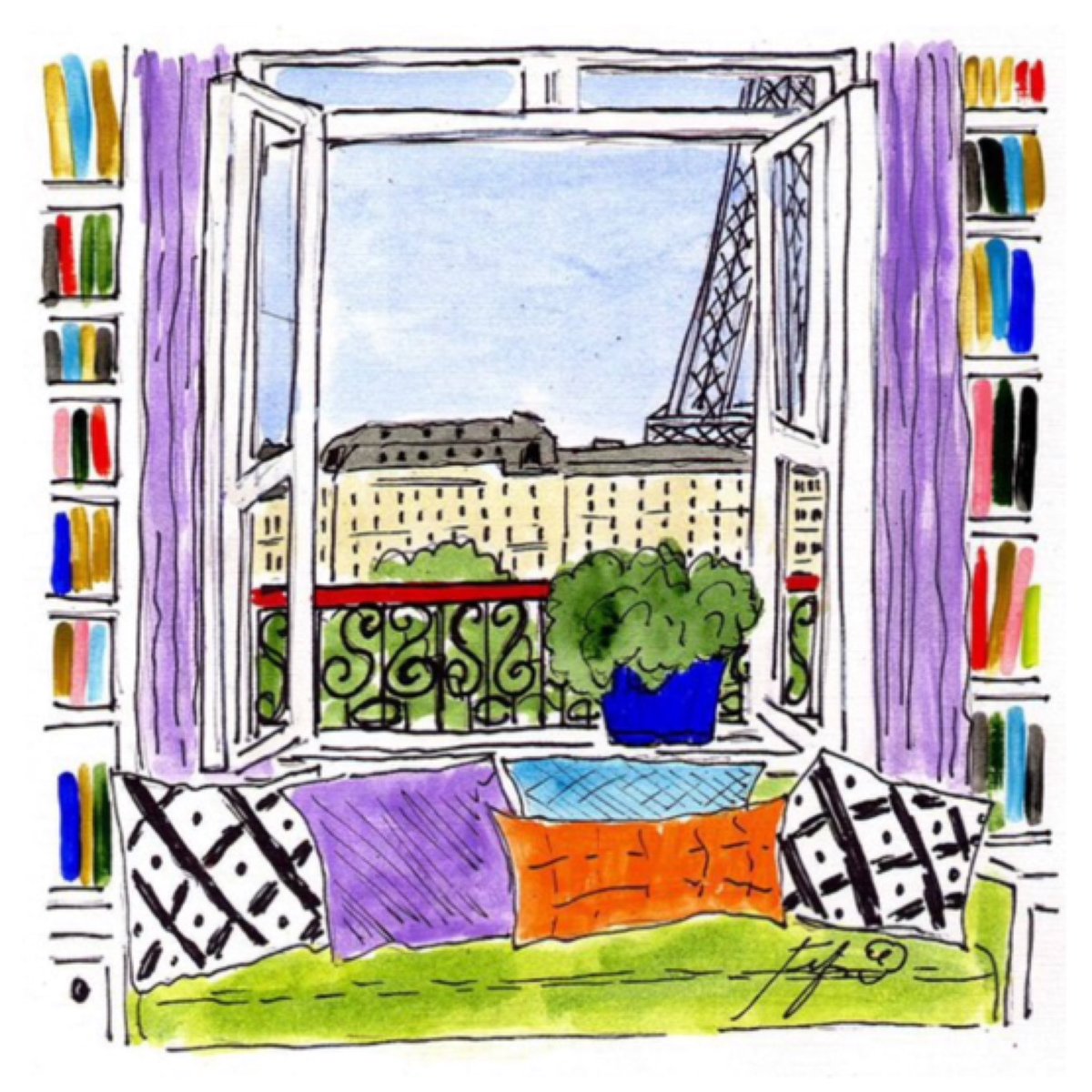 FifiFlowers's tweet photo. Dreamy view… I could sit here all day…
#art #artist #artistlife #artiststudio #painting #paris #eiffeltower #bookcases #decorativepillows #library #books #windowwithaview #fififlowersart https://t.co/ApJDkGqmxk