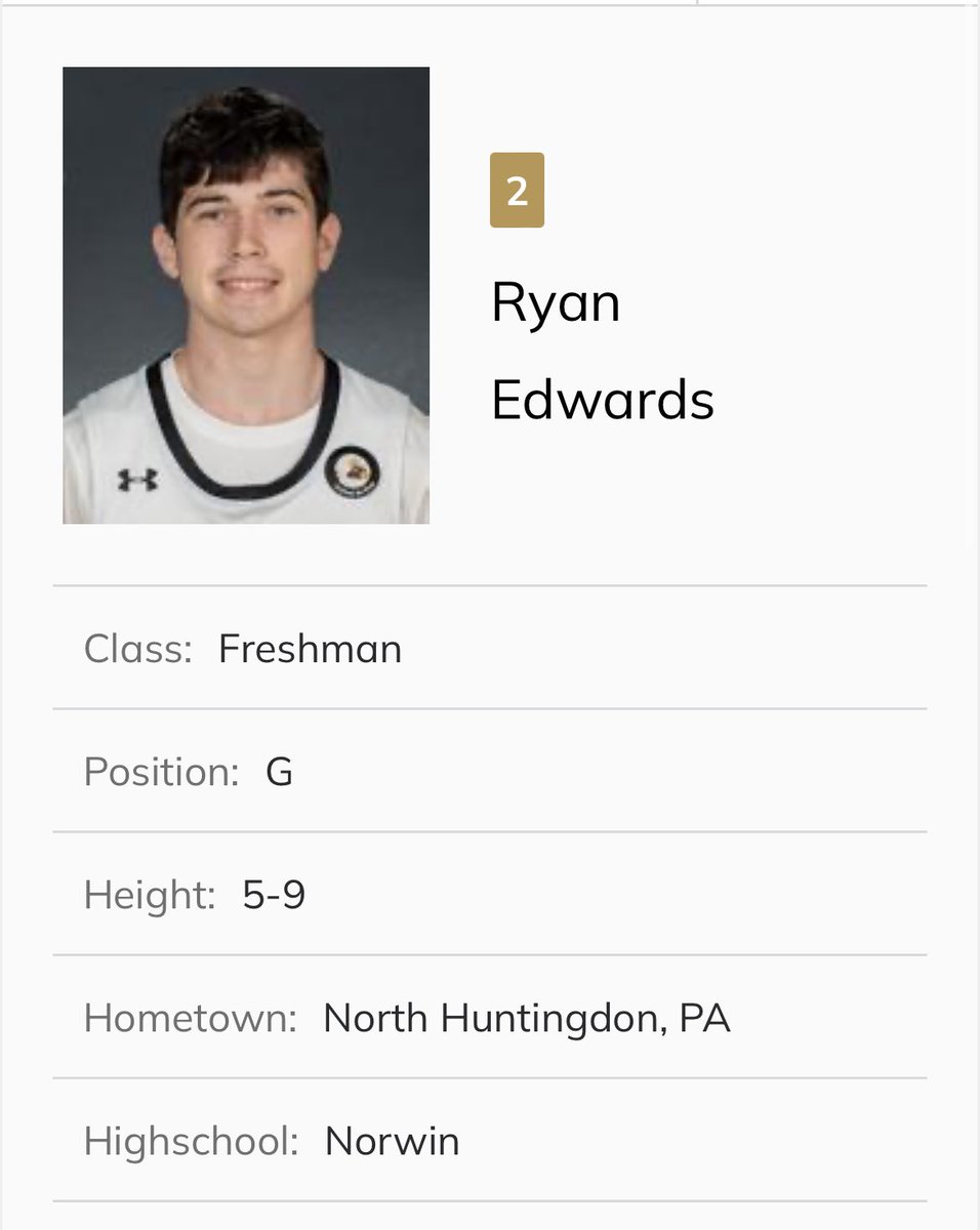 NorwinBoys's tweet photo. With college basketball season in full swing, we would like to wish Norwin basketball alumni Adam Bilinsky and Ryan Edwards the best of luck in the upcoming season. Adam is playing at Mercyhurst University and Ryan is at Geneva College. Best of luck Adam and Ryan! https://t.co/mOhNfXVzBr