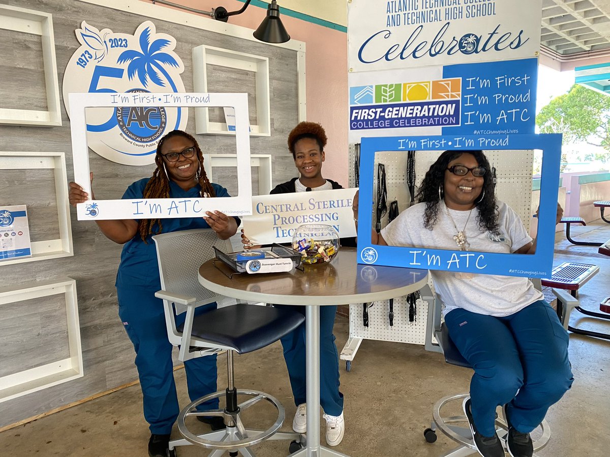 Celebrating @ATCTechCollege  First-Gen College students. It was a great day! I’m First…I’m Proud…I’m ATC
@browardschools @BCPSNon #CelebrateFirstGen
#ATCChangingLives
#GetThereFL