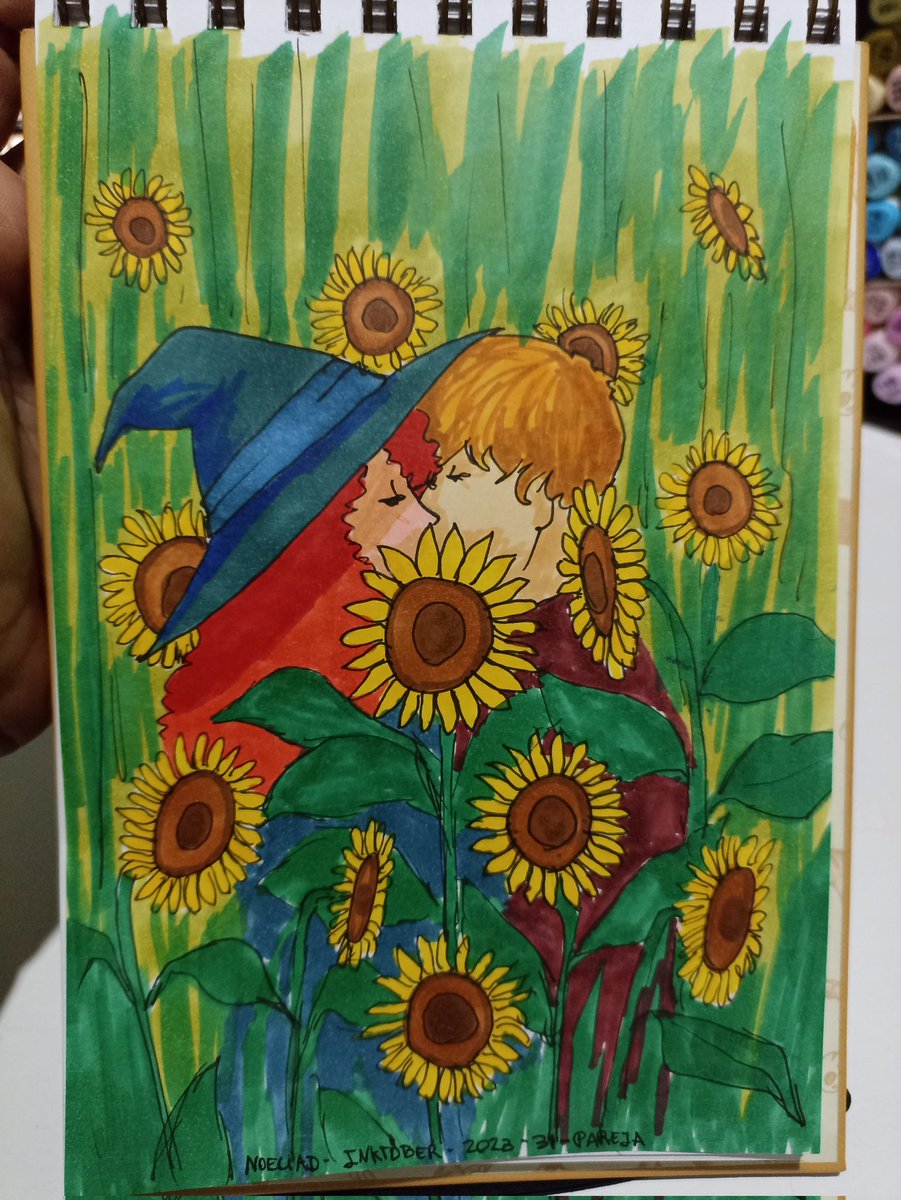 noeliad318's tweet photo. 31- Pareja (tinta y marcadores)
Más vale tarde que nunca... 

#inktober2023 #inktober #inktoberday31 #myart #tinta #marcadores https://t.co/sNiq5HnYpG