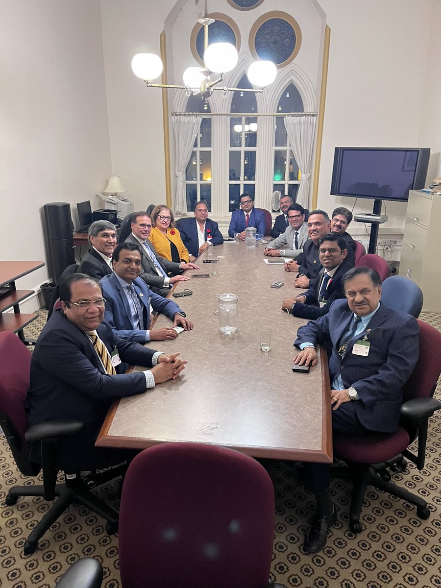 Met this evening with Canada-India Foundation members from MTL &amp;GTA before heading over to the 23rd National Diwali Celebration on Parliament Hill, hosted by Overseas Friends of India Canada and the Deepak Obhrai Foundation. #Diwali #FestivalOfLights