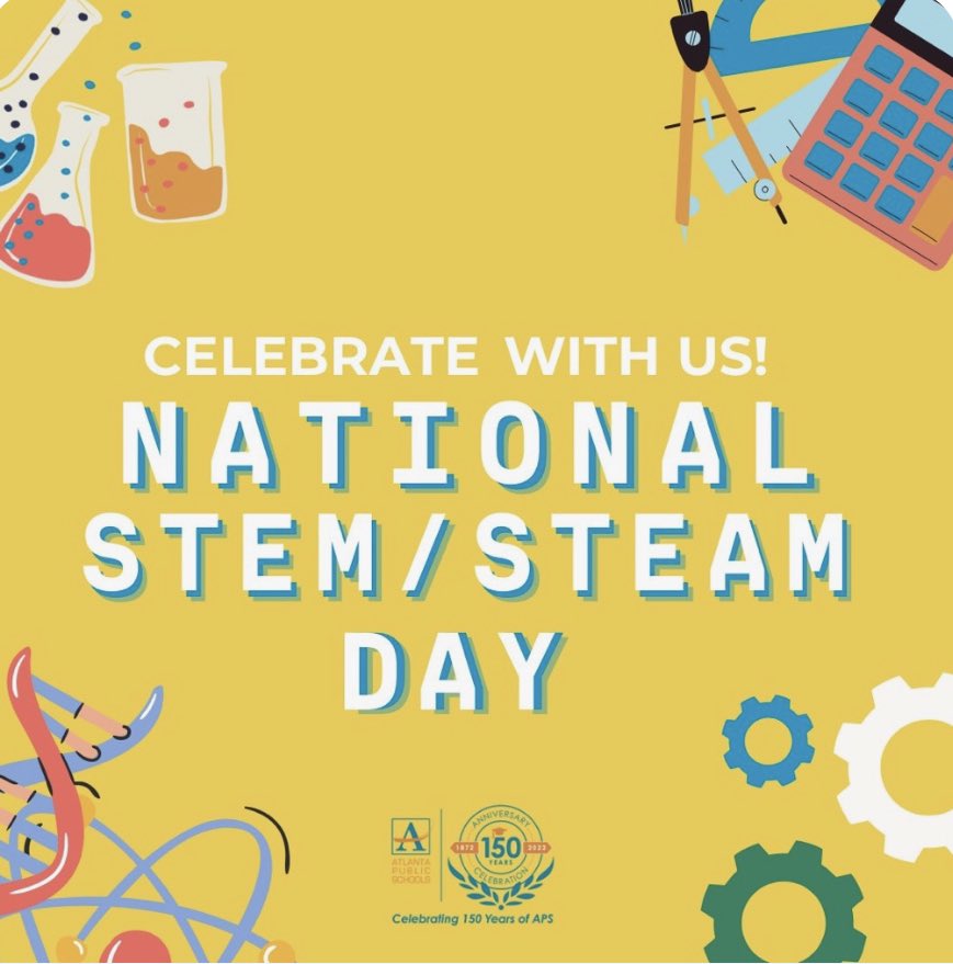DrRubyChampion's tweet image. We celebrated National STEAM Day today at J.W. Dobbs Elementary by participating in eSports and exploring our PBLs! It was a great day to game!!! @ Dobbs! @tragin761 @DrQualynKM @APSDobbs @apssupt @apsSTEM
#NationalSTEMSTEAMDay #learningwithoutlimits #STEMisawesome