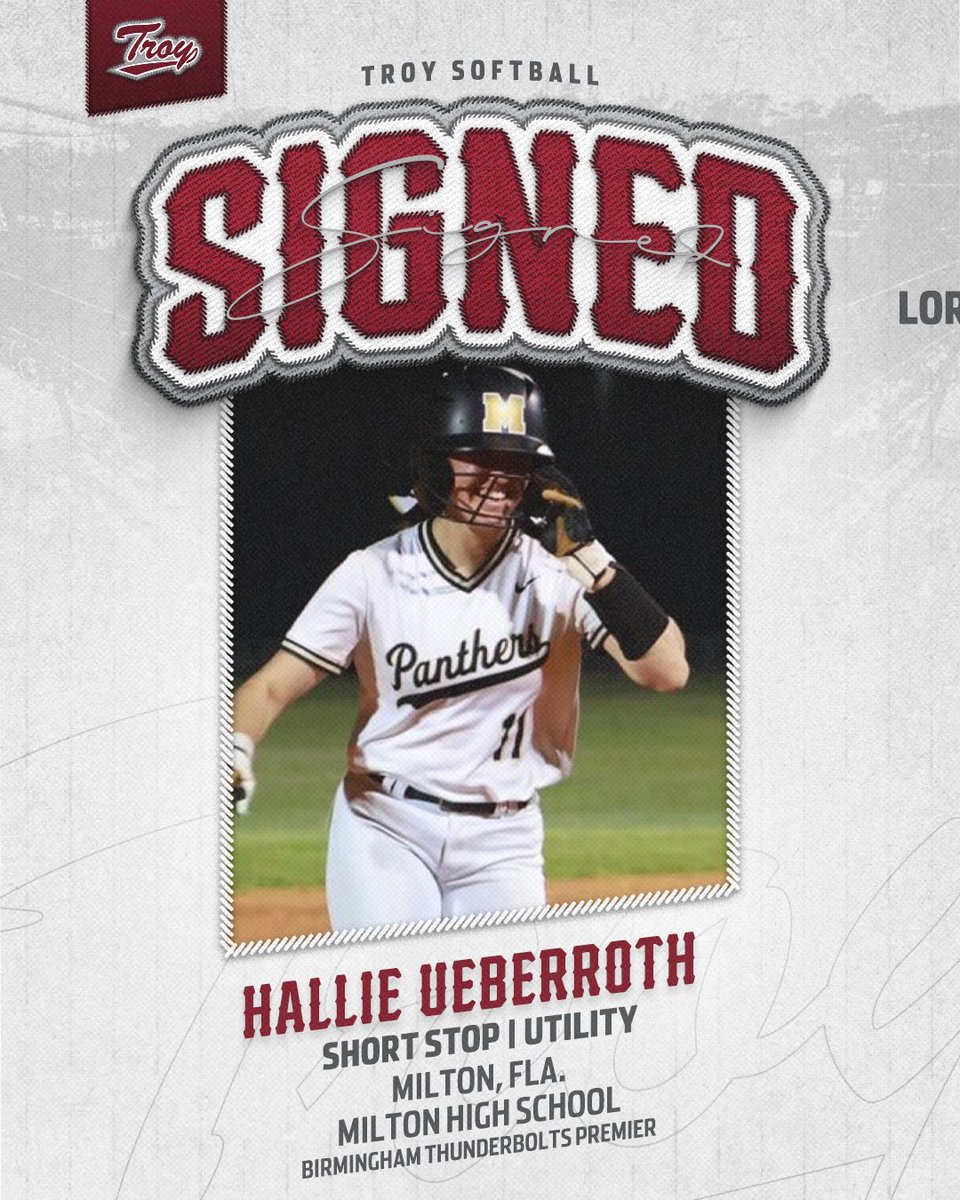 TroyTrojansSB's tweet photo. Let the ink dry! 

Welcome to the Trojan family, Hallie! 

#EmbraceOpportunity | #OneTROY ⚔️🥎 https://t.co/wQw9nNEayF