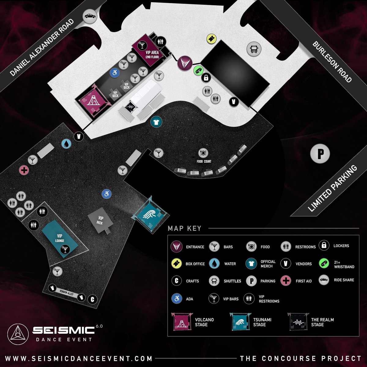 The_Durden_'s tweet image. We got The Fest Grounds and Updated Lineup For y’all! 💥 @SeismicTX @concourseproj  remaining single passes at wl.seetickets.us/seismicdanceev… #Seismic #concourse