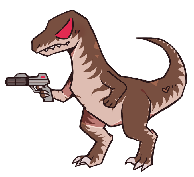 「dinosaur holding」 illustration images(Latest)