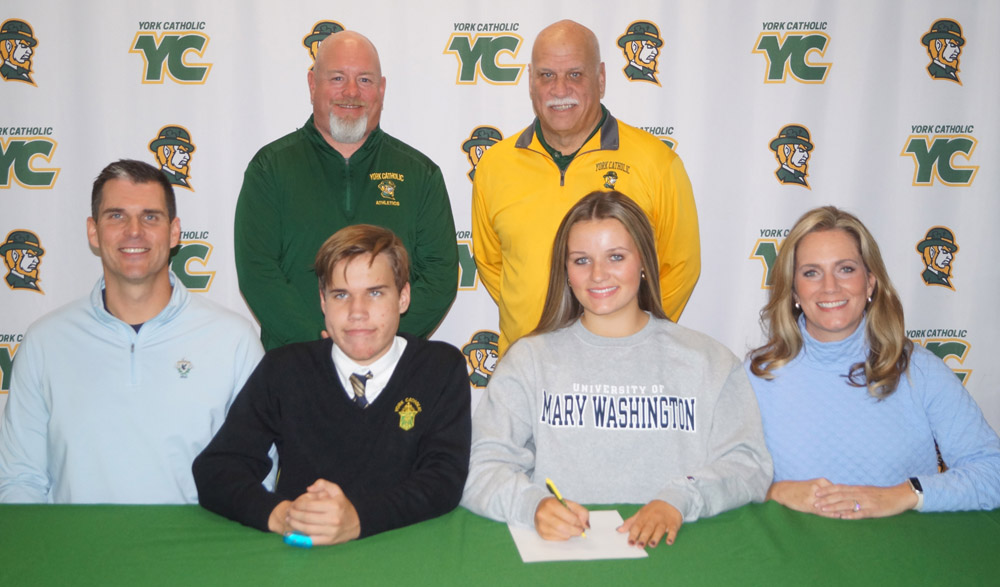 YorkCatholicHS's tweet photo. Meredith Smith has decided to continue her academic and basketball career at the University of Mary Washington!  Congratulations Meredith! #YCHeart @umwwomensbasketball @umwwbasketball @MaryWash https://t.co/KIavHrnDoJ