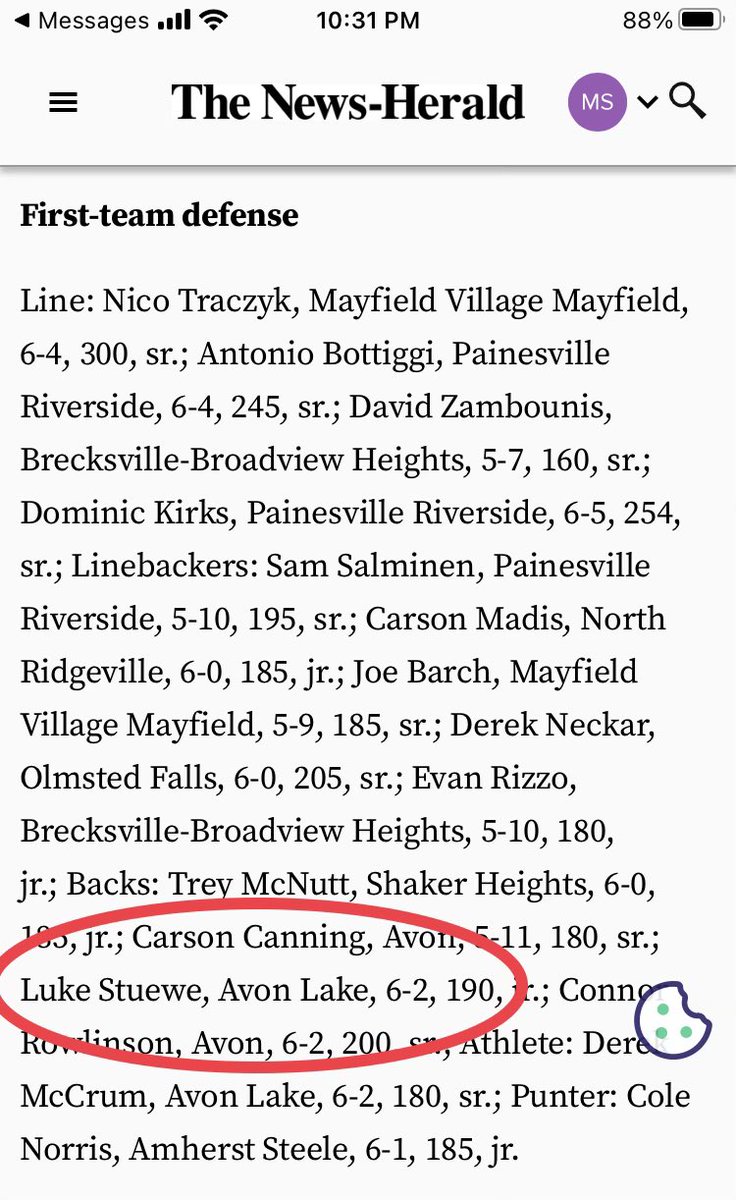 Division II Northeast Lakes All - District First Team Defense!! <a href="/coachkostelnik/">Matt K</a>