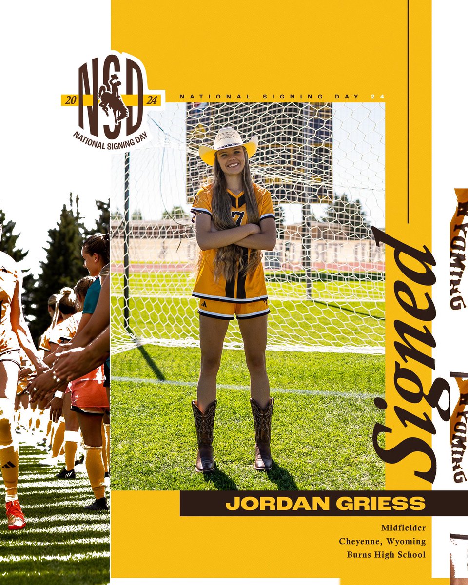 wyosoccer's tweet photo. Welcome to the Cowgirl Soccer Family. Welcome to Laramie 🤠✍️ https://t.co/XYeNynYV9z