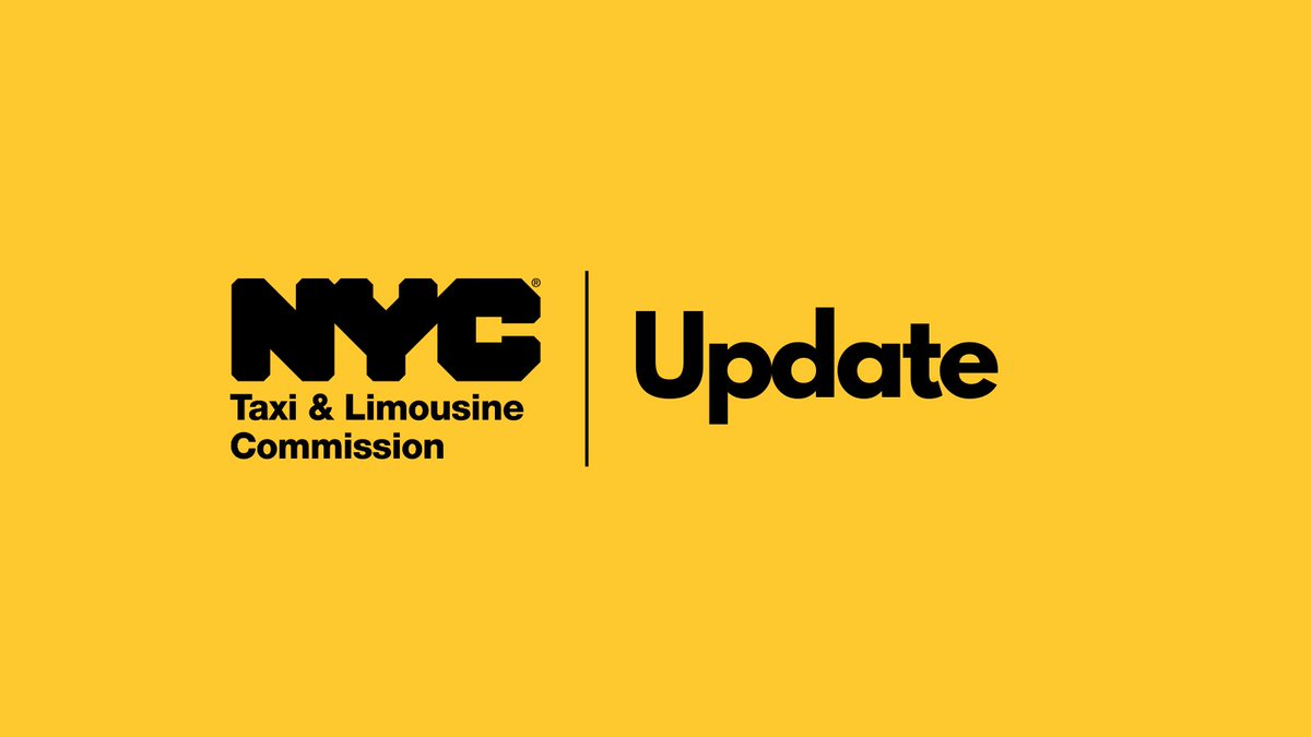 🚨 ALERT 🚨: Due to a NYTWA lawsuit, TLC must stop accepting new EV FHV license applications on Nov. 13 at 9 a.m. Applicants who submit their applications by that deadline will still be able to have them processed.

➡️ Email questions to: LicensingInquiries@tlc.nyc.gov