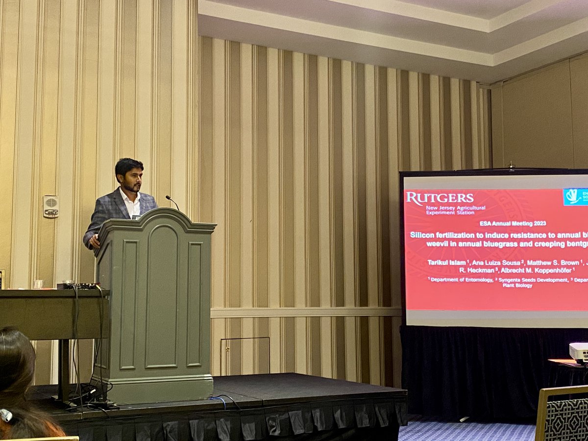 Tarikul Islam (@tarikul_entom) on Twitter photo Had a great conference! It was wonderful talking about #plant_silicon defenses against #herbivorous_insects at the ESA annual meeting #EntSoc23 <a href="/EntsocAmerica/">Entomological Society of America</a> Had a great conference! It was wonderful talking about #plant_silicon defenses against #herbivorous_insects at the ESA annual meeting #EntSoc23 <a href="/EntsocAmerica/">Entomological Society of America</a>