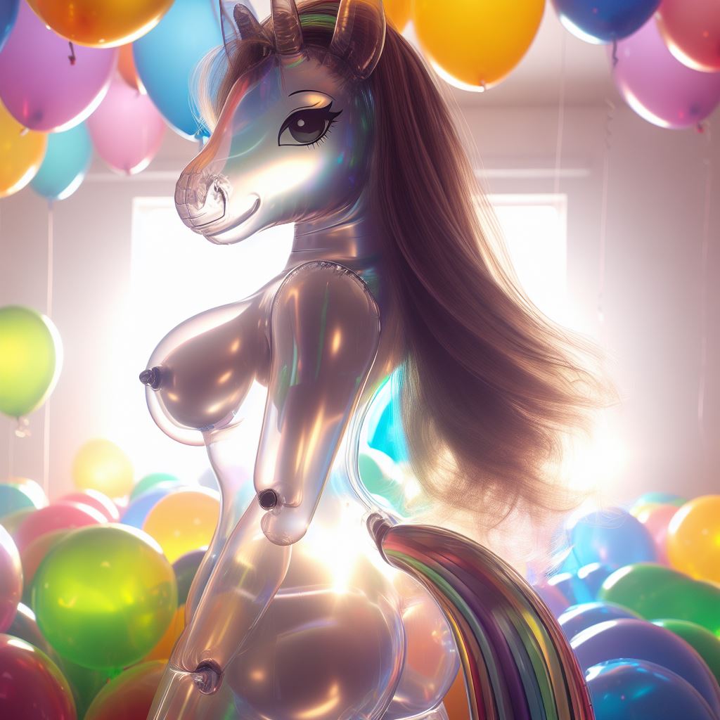 MothkynHorsley's tweet photo. Anthro inflatable mare party.. What are you waiting for?
#AIArtworks #Ai #aigeneratedart #Inflatable #Pony #Horse #toy #anthroart https://t.co/uRcNGQ1kcP