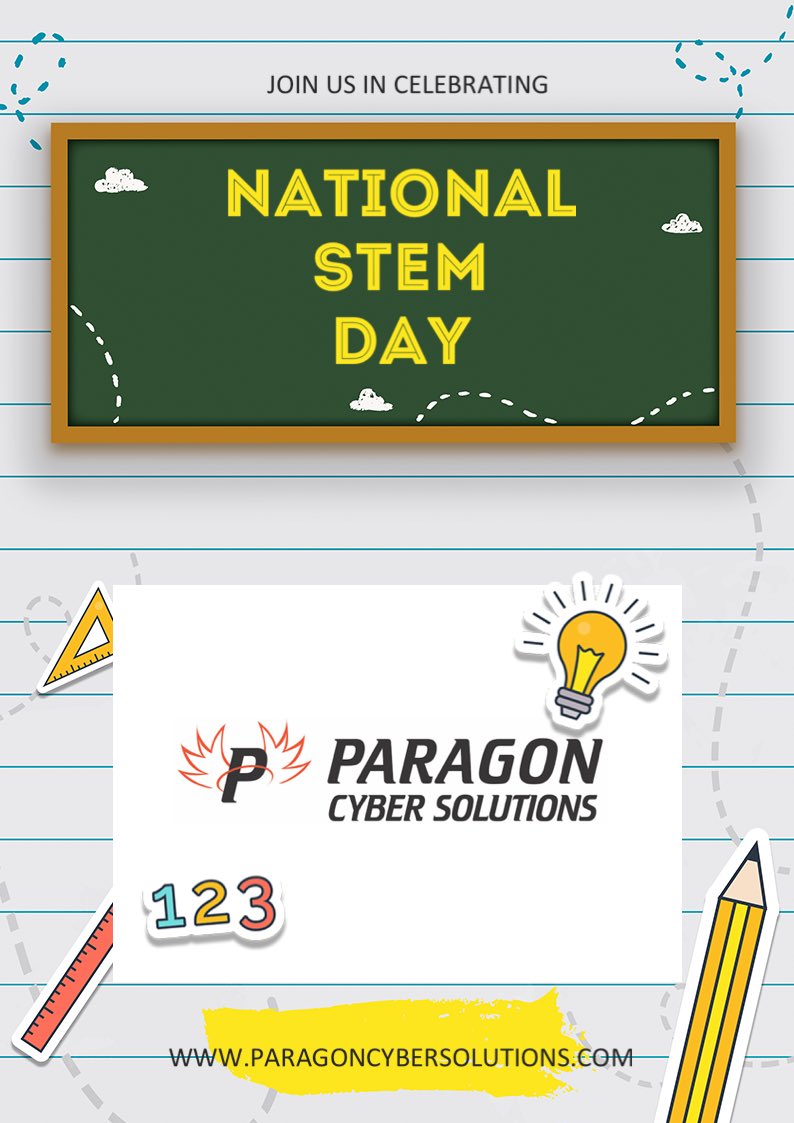 Paragon Cyber Solutions is a proud supporter of #NationalStemDay ✨