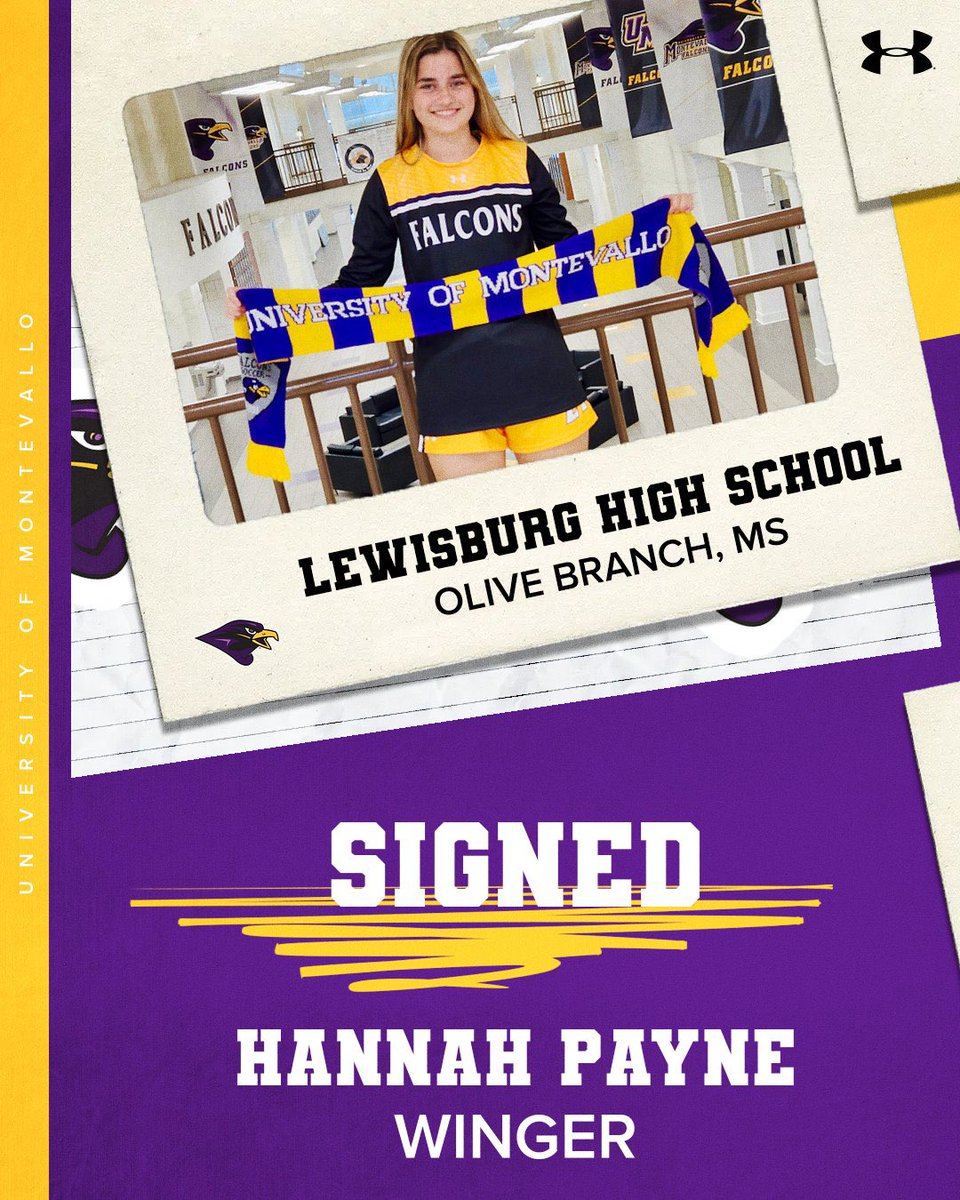UM_WSoccer's tweet photo. Hannah, welcome to 𝑴𝒐𝑻𝒐𝒘𝒏🦅✍️

#FalconFooty #FalconFamily https://t.co/oXKc8KA7an