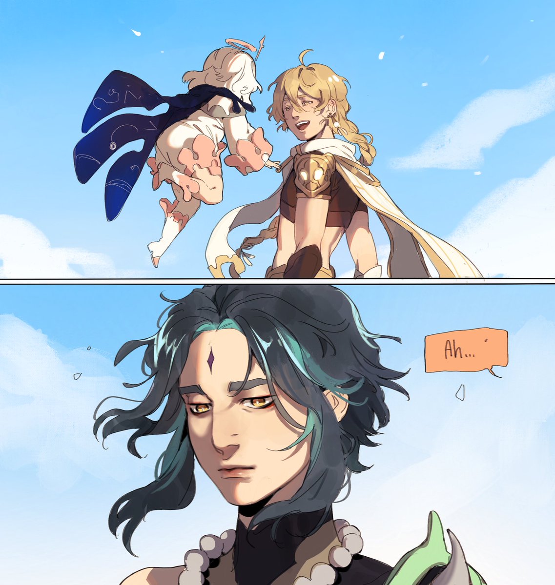 Capochiino1's tweet photo. This one poetry event broke me for this ship Is2g
#genshin #XiaoAether https://t.co/UBMbI6deie