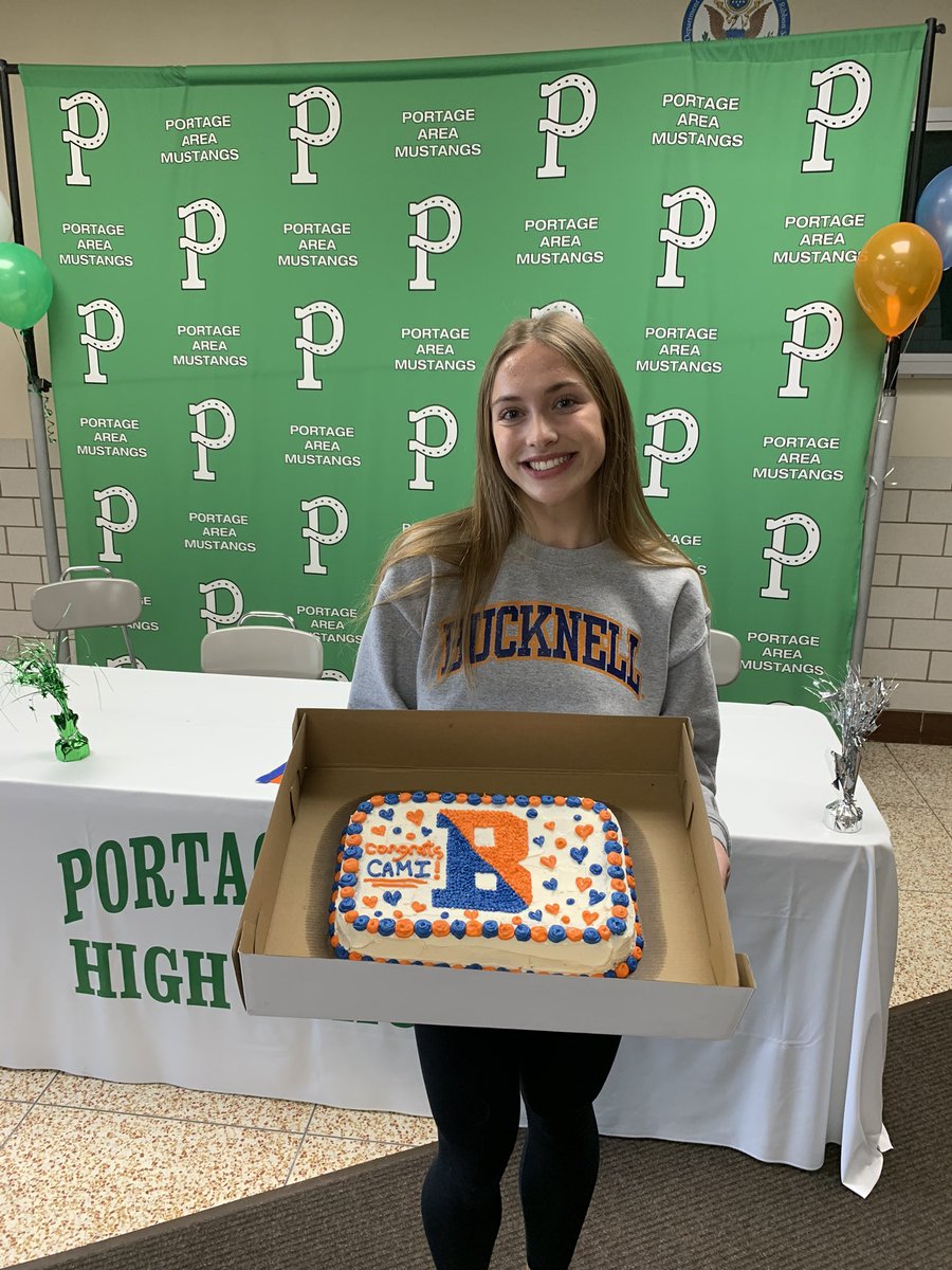 Congratulations to Cami Burkett on signing her Letter of Intent to continue her Track and Field career at Bucknell University!! <a href="/Bucknell_Bison/">Bucknell Athletics</a>