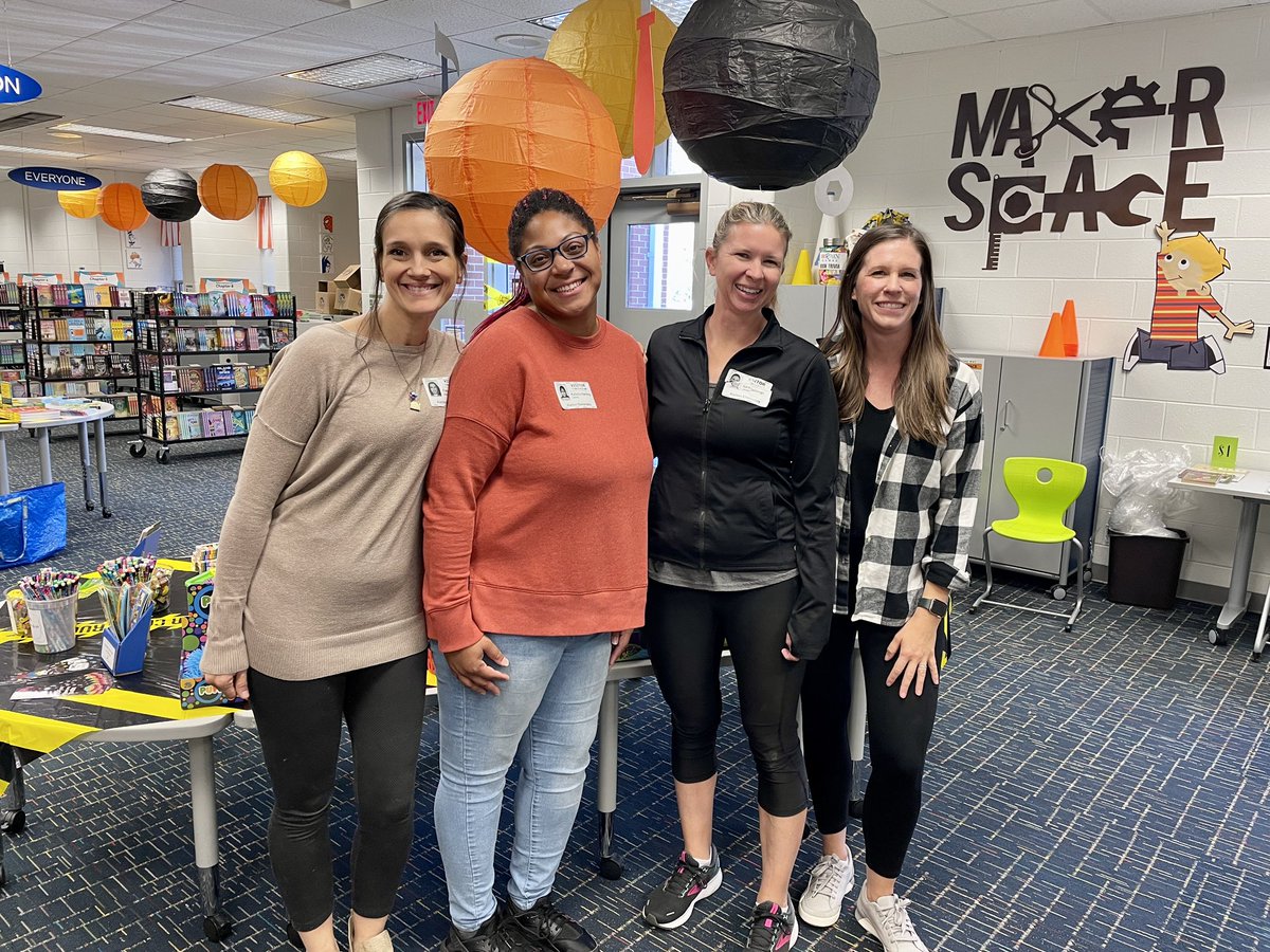 So thankful for strong parent partnerships and the help of these ladies with setting up book fair! Our <a href="/AlantonAstros/">Charlene Garran</a> are so excited for the <a href="/BedfordFallsBks/">BedfordFallsBookFair</a> Book Fair! <a href="/vbschools/">VBSchools</a> <a href="/vblms/">Maha Elmachichi</a> #vblms