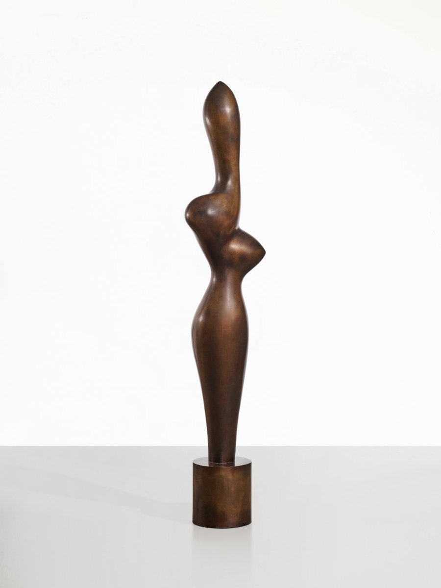 #AuctionUpdate: Created at the apex of his mature sculpture practice, ‘Torse végétal’ by Jean (Hans) Arp sells for $1.3m #TheFisherLandauLegacy