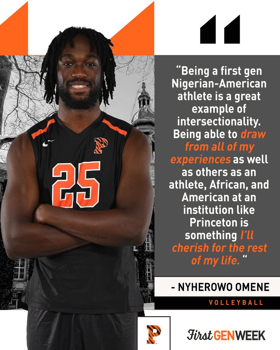 PUTIGERS's tweet image. Generational Impact!

We #CelebrateFirstGen by highlighting some of our first-generation college students from Princeton Athletics!

Meet Nyherowo Omene from @PrincetonVolley!