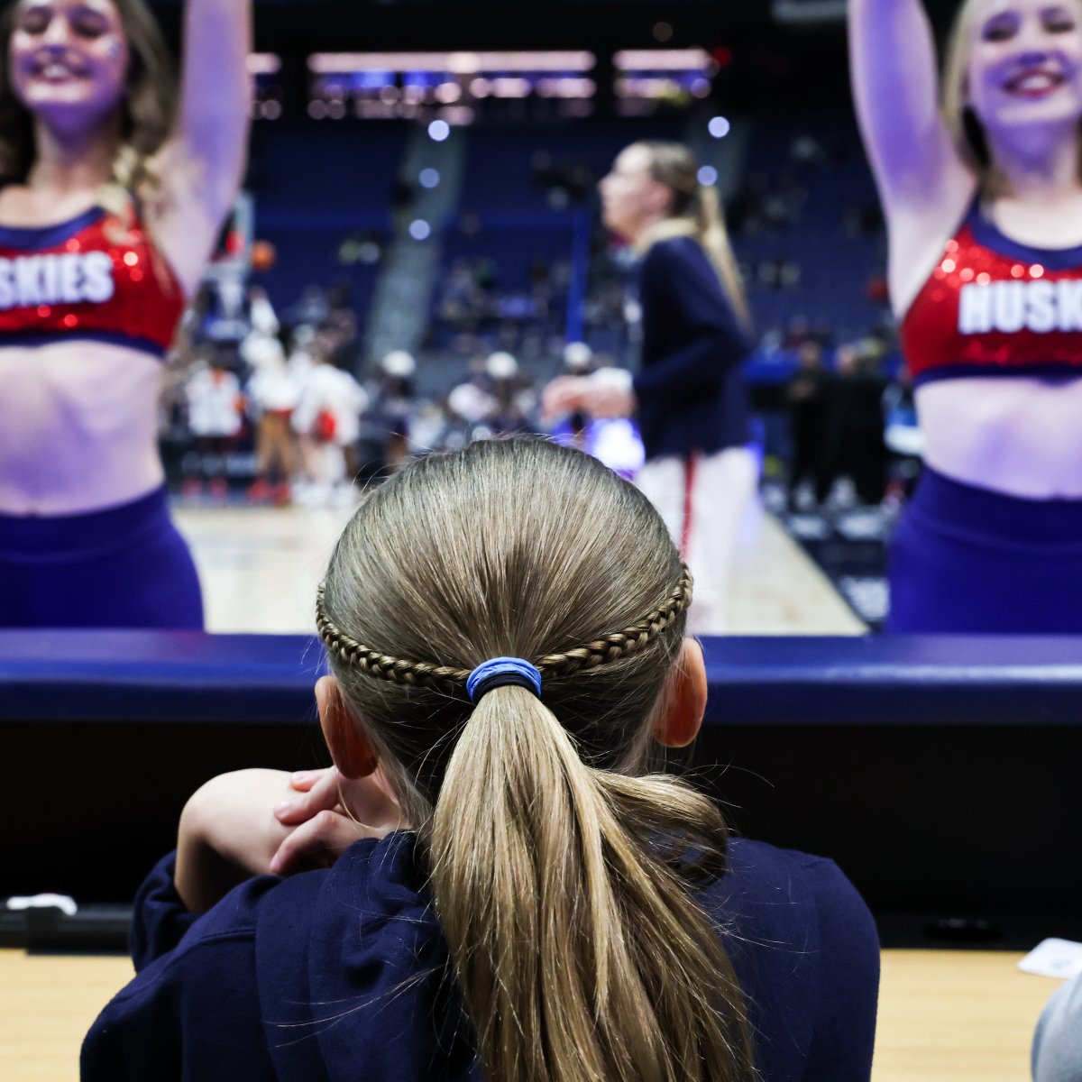 UConnHuskies's tweet image. Learning from the best 💙