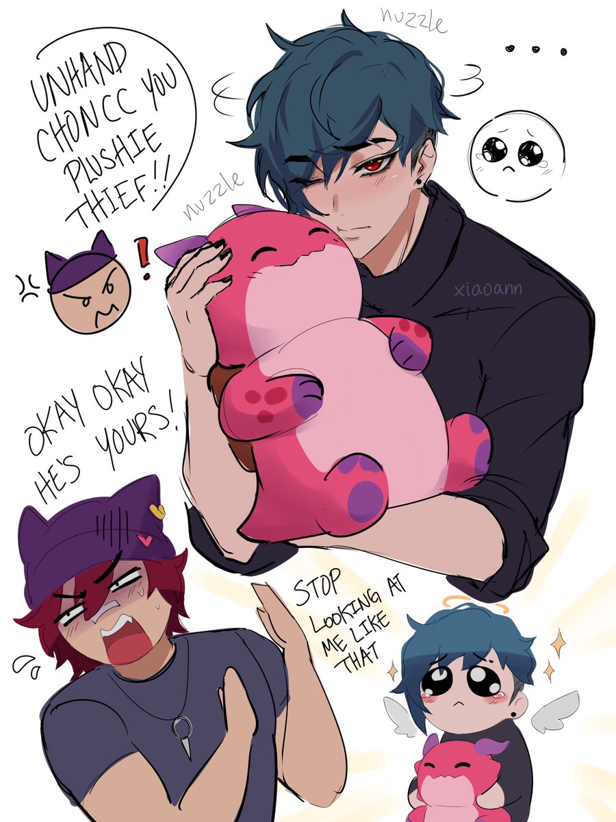 I just know Aphelios has the most dangerous puppy eyes #heartsteel #aphelios #settphel