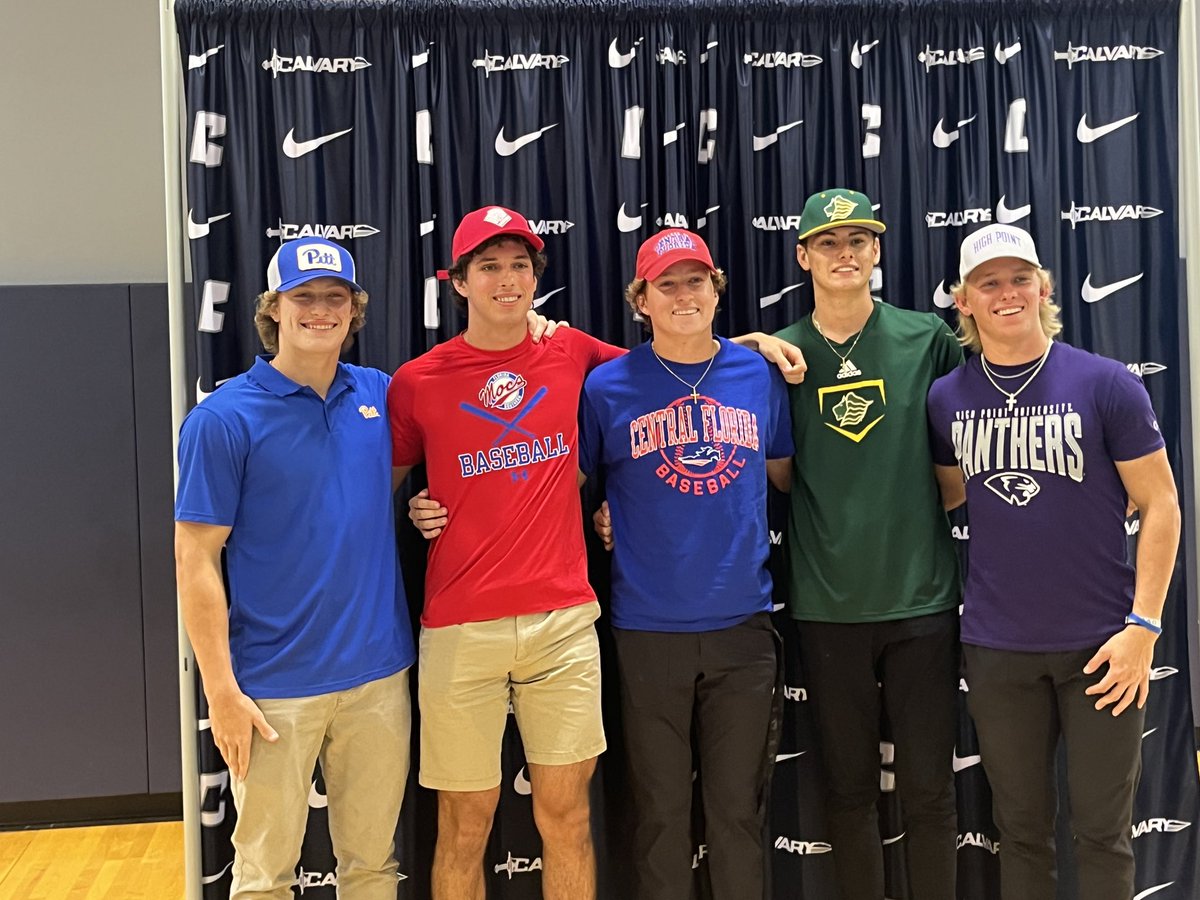 Congratulations to <a href="/drewtess13/">Andrew Tess</a> <a href="/CarsonKBrady13/">Carson Brady</a> <a href="/willeaton05/">Will Eaton 2024 RHP</a> <a href="/NickWilsonn1/">Nick Wilson</a> &amp; <a href="/jacekohlerr/">Jace Kohler</a> for signing today! Beyond proud and honored to coach them, they’ve made me better! #WeAreWarriors #NLI <a href="/Pitt_BASE/">Pitt Baseball</a> <a href="/MocsBaseball/">FSC Baseball</a> <a href="/GoCFBaseball/">Marty Smith</a> @saintleobase <a href="/HPUBaseball/">High Point Baseball</a>