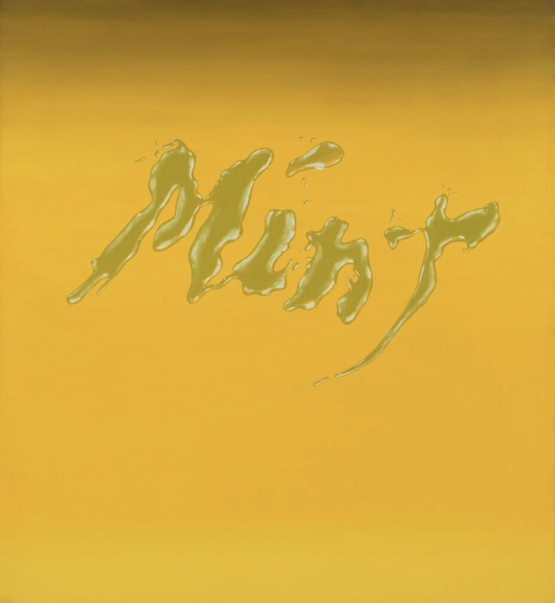 #AuctionUpdate: Capturing the duality of transience and endurance that challenges the very fixity of semiotic meaning, Ed Ruscha's ‘Mint (Green)’ achieves $12.9m #TheFisherLandauLegacy