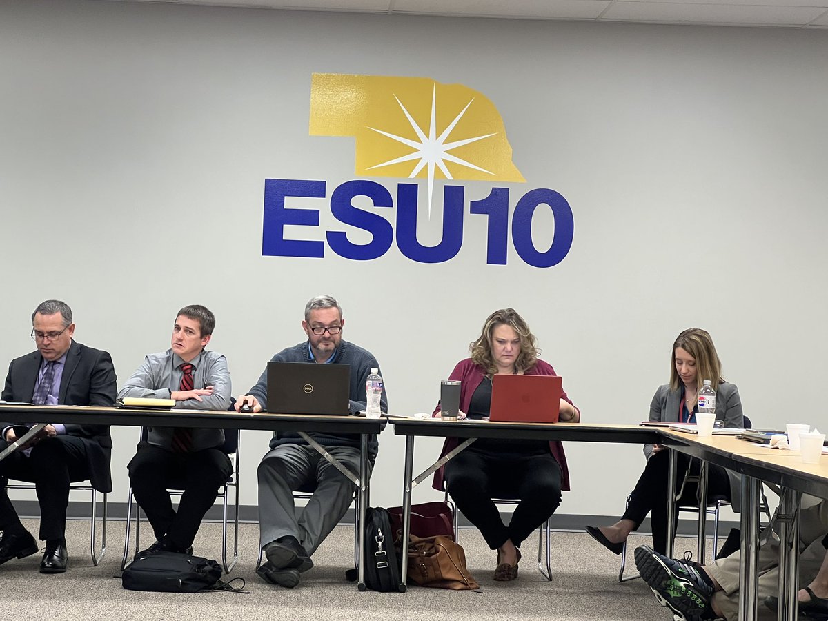 NCSACinde's tweet image. At NASA Region 4 meeting with president @StephanieKaczor &amp;amp; an action packed agenda. 

@NCSAmike &amp;amp; @NCSAkyle with the legislative update
@saraskretta on NCTE
Facility Advocates @GregBarnes4 &amp;amp; @Danbird12 (thanks for lunch)
@NEStatePatrol on AI &amp;amp; Cyber Threats 

Great day! #RootedNE