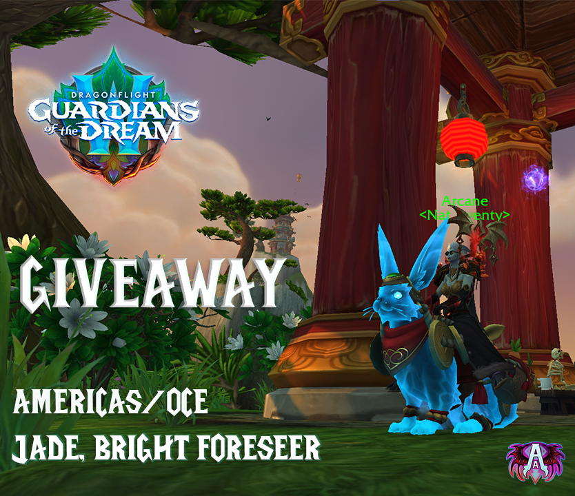 ActuallyArcane's tweet photo. We are ready to HOP in to Guardians of the Dream LIVE now! To celebrate we are giving away a mount! 🎉

For your chance to get the adorable 🐇Jade, Bright Foreseer mount 🐇 enter before Nov 17th! 

💙Like
✨Follow
🔄Retweet 
💬Comment your fav mount!

#WoW_Partner #Dragonflight https://t.co/mxJz3SgsKU