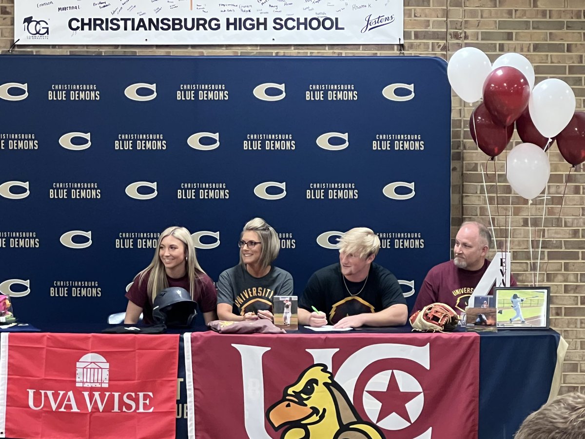 Congrats to @TannerEvans04 on signing his NLI today to play baseball at University of Charleston! Golden Eagles got a good one @UCWV_Baseball