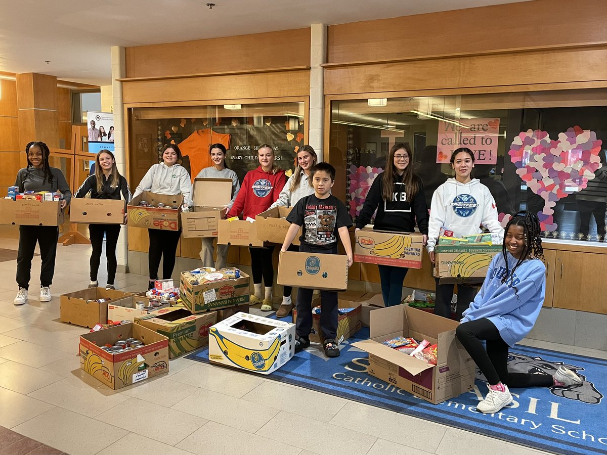 On behalf of Pups for Christ, thank you <a href="/stbasilbulldogs/">St. Basil</a> school community for  your very generous food donations! Your support is greatly appreciated <a href="/ssvpbrant/">ssvpbrant</a> #bhnCalledToLove