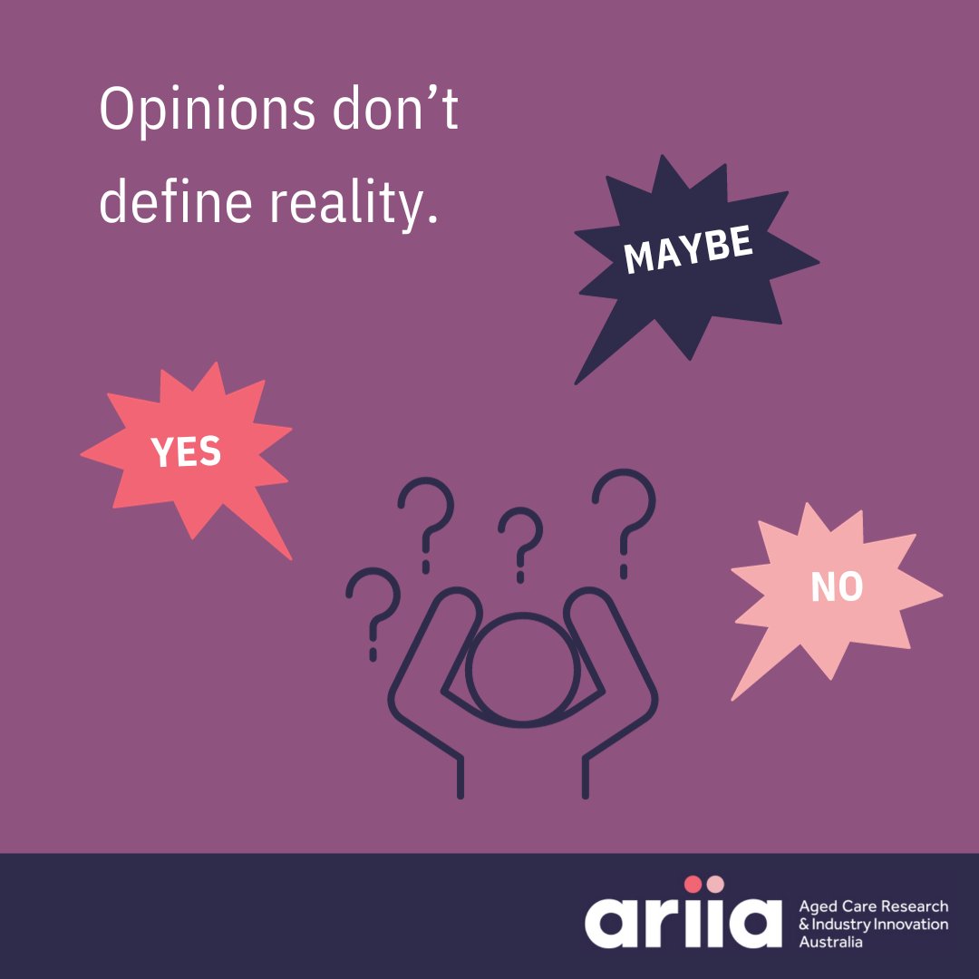 ariia_org's tweet photo. #thoughtforthursday - Opinions don't define reality. https://t.co/yCR3fPLCYe