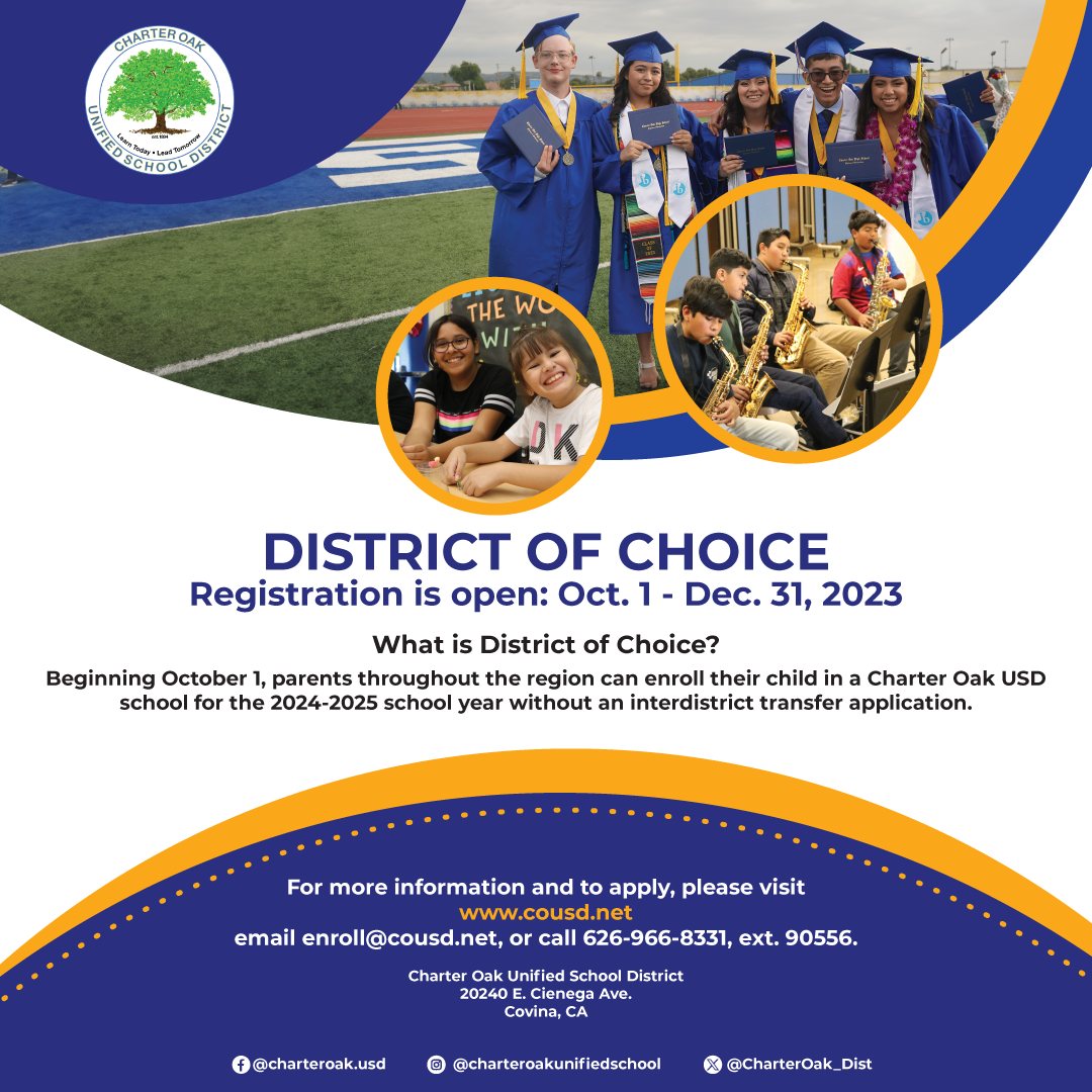 Charter Oak Unified School District tweet media