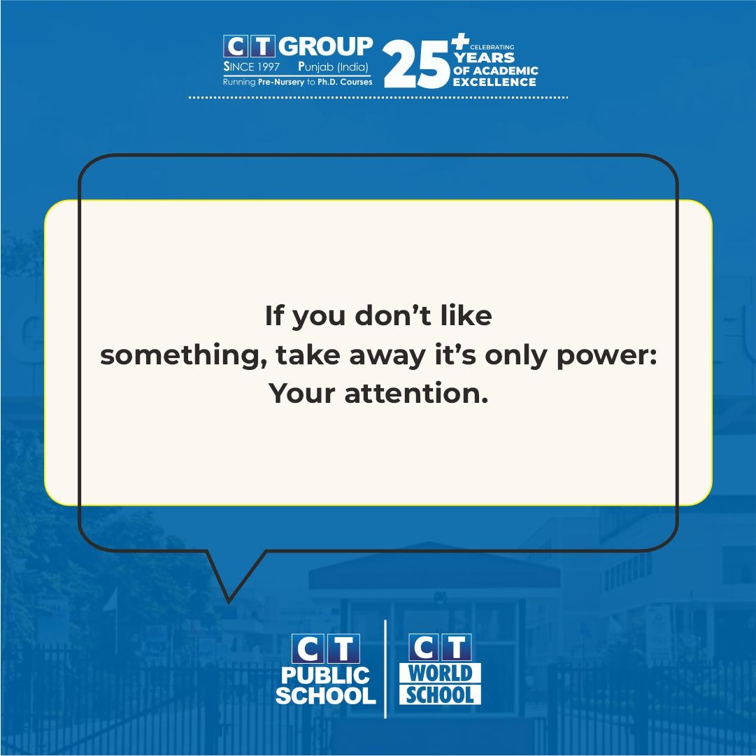 ctworldschool's tweet image. Your attention is the currency of the mind, spend it wisely.
Focus on passions, connections, and goals that nourish your soul. 

#CTGroup #MorningPost #MindfulFocus #PassionPursuit #SoulNourishment
#PurposefulLiving #AttentionMatters #CTU #CTPS #CTPS #TeamCT #CTians