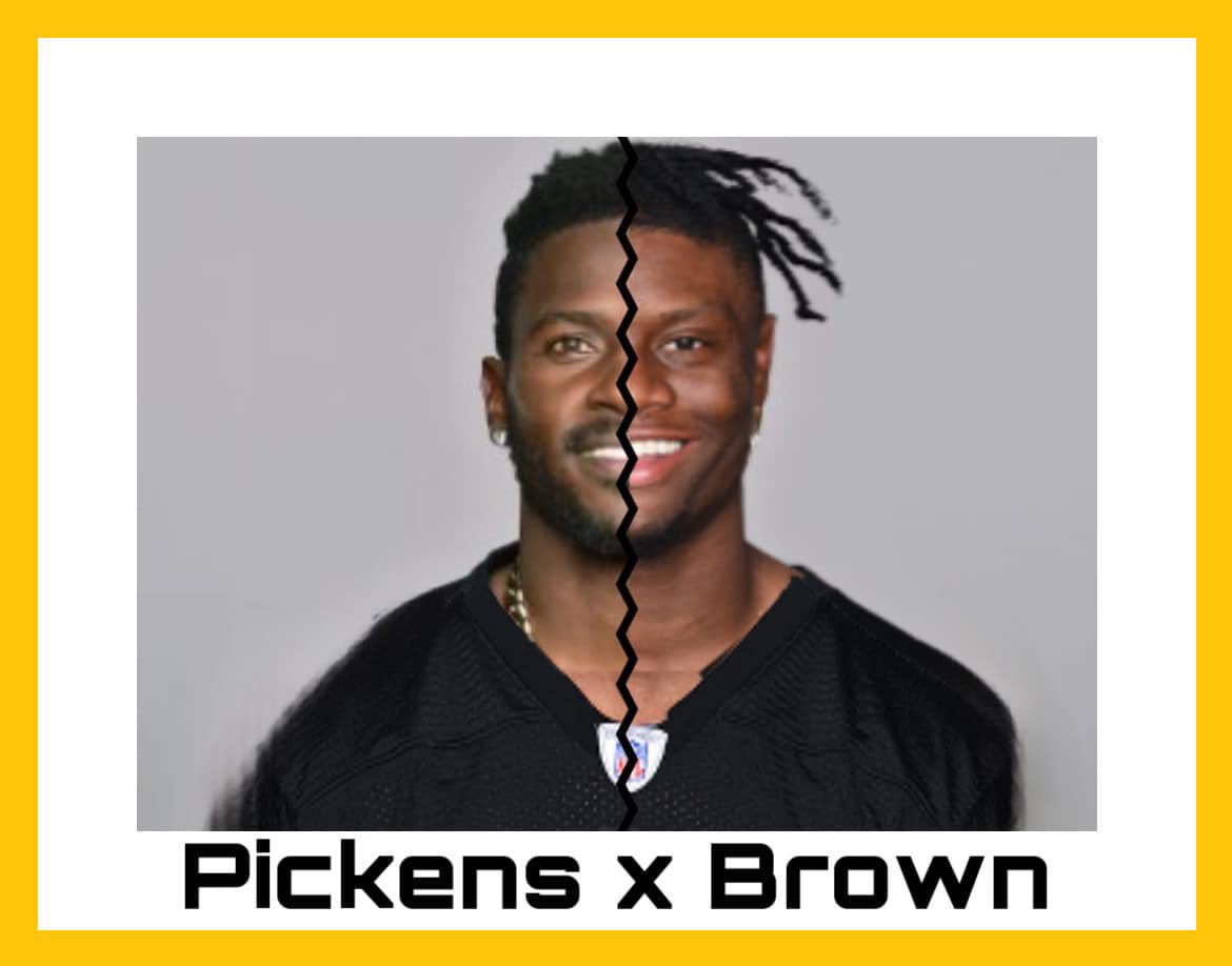 AB84's tweet image. George Pickens morphing into Antonio Brown!!!!!