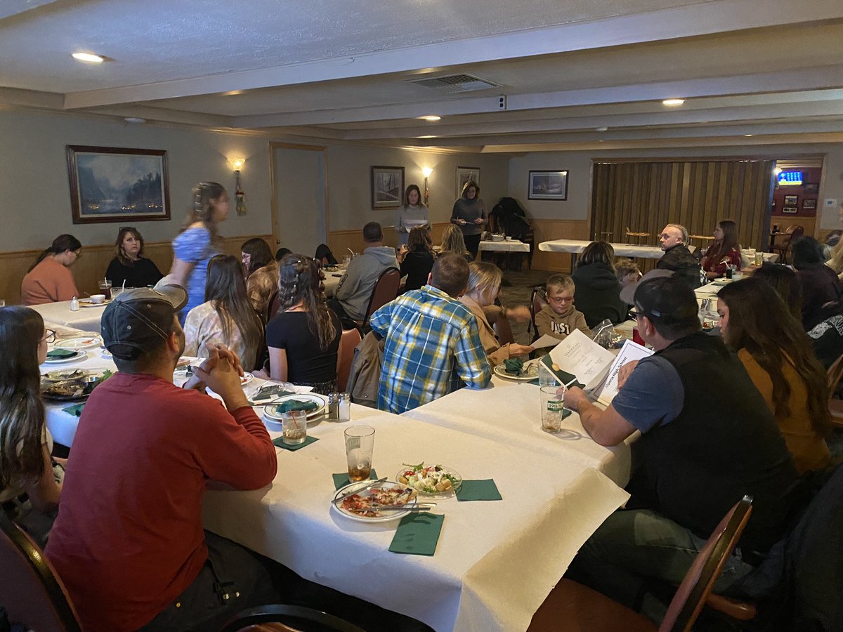DavidRabbideau's tweet photo. The AHS Girls Swim Team banquet was tonight. The team had a successful inaugural season! Congratulations! Go Wildcats! @Alpena_Schools https://t.co/cROOfcRlWW