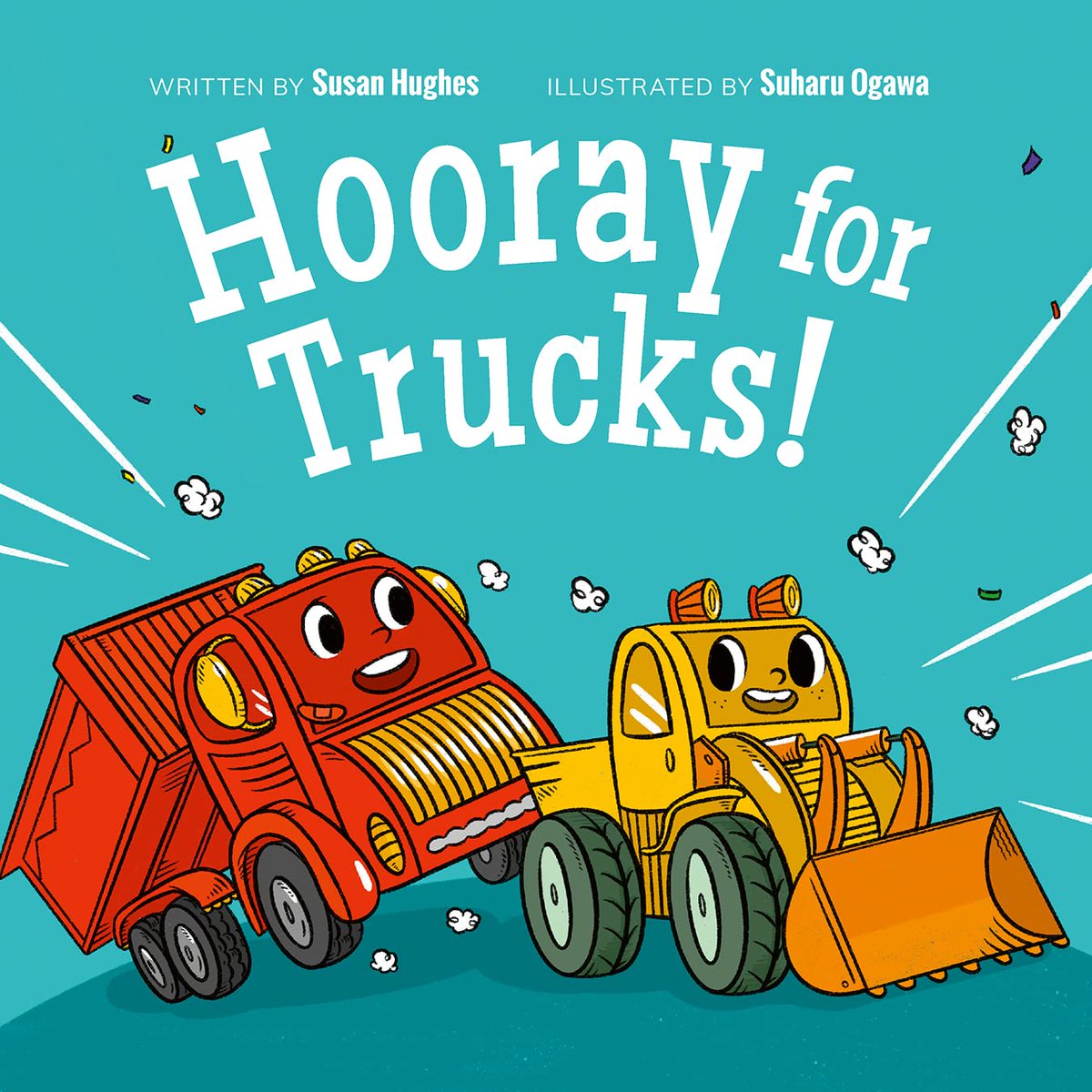 One of the books I enjoyed reading today:
the rhyming #picturebook for very young children, HOORAY FOR TRUCKS! – “a joyful celebration of trucks and teamwork." 🛻🚚🚒🚛
HOORAY for author <a href="/childbkauthor/">Susan Hughes</a> and illustrator <a href="/SuharuOgawa/">Suharu Ogawa</a>!
Happy #IReadCanadianDay! #SEL #STEM❤️🇨🇦📚